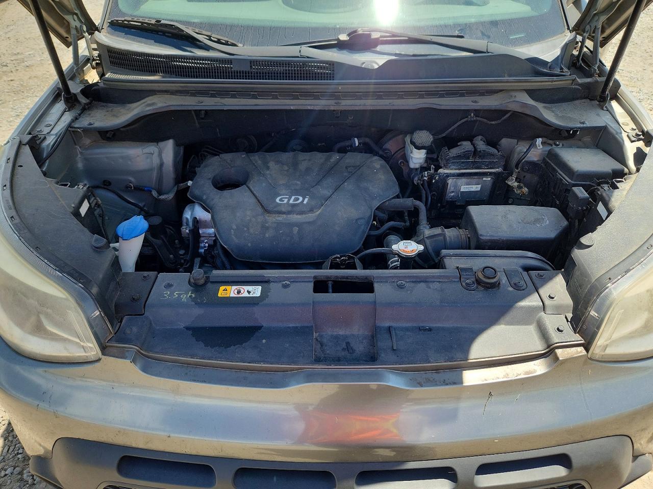 2015 Kia Soul Base Tan vin: KNDJN2A25F7221126