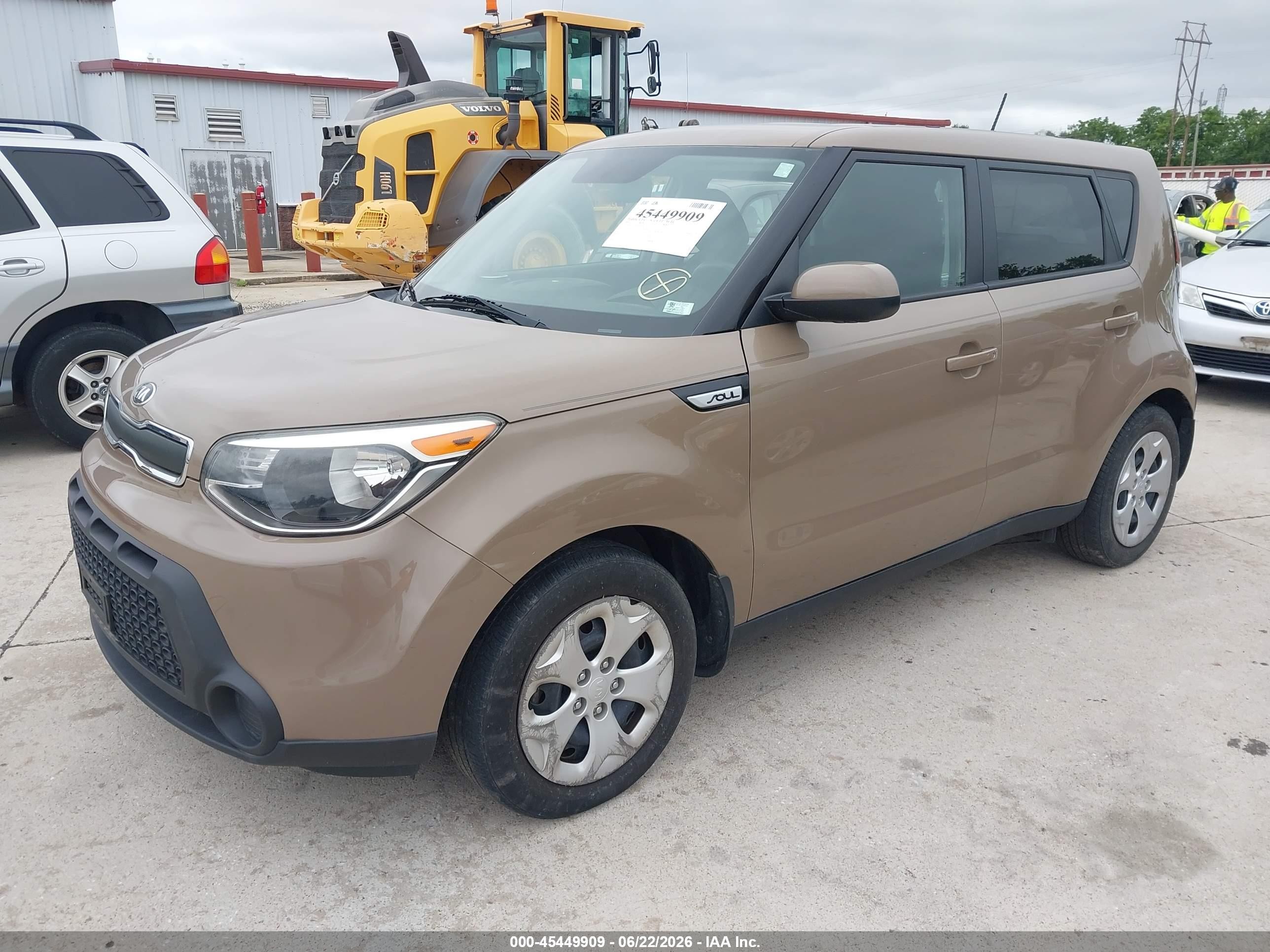 2015 Kia Soul   Brown vin: KNDJN2A25F7222941
