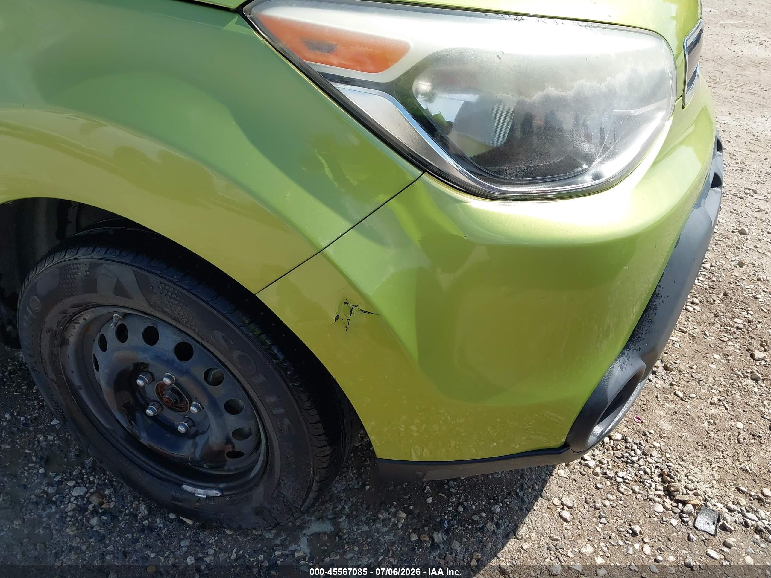 2015 Kia Soul   Green vin: KNDJN2A25F7775217