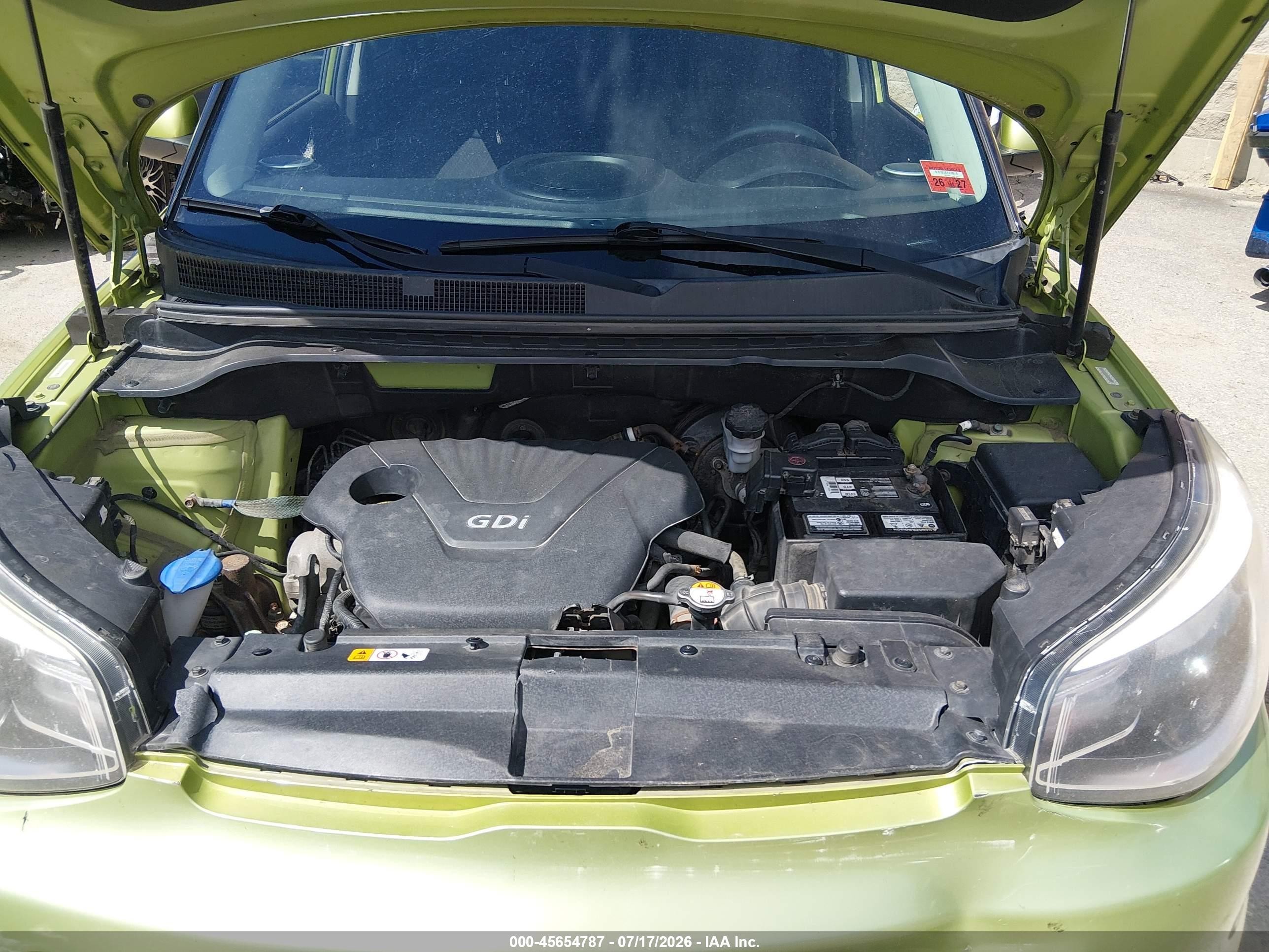 2015 Kia Soul   Green vin: KNDJN2A25F7776562
