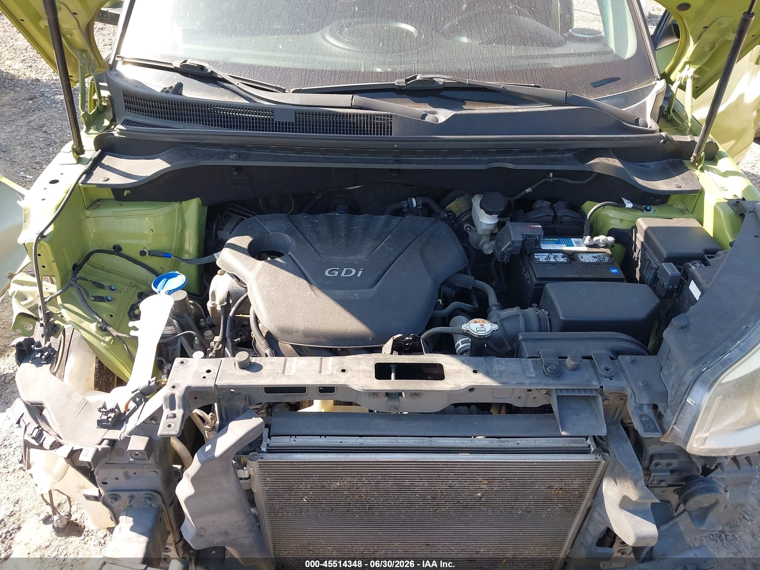 2015 Kia Soul   Green vin: KNDJN2A25F7785164