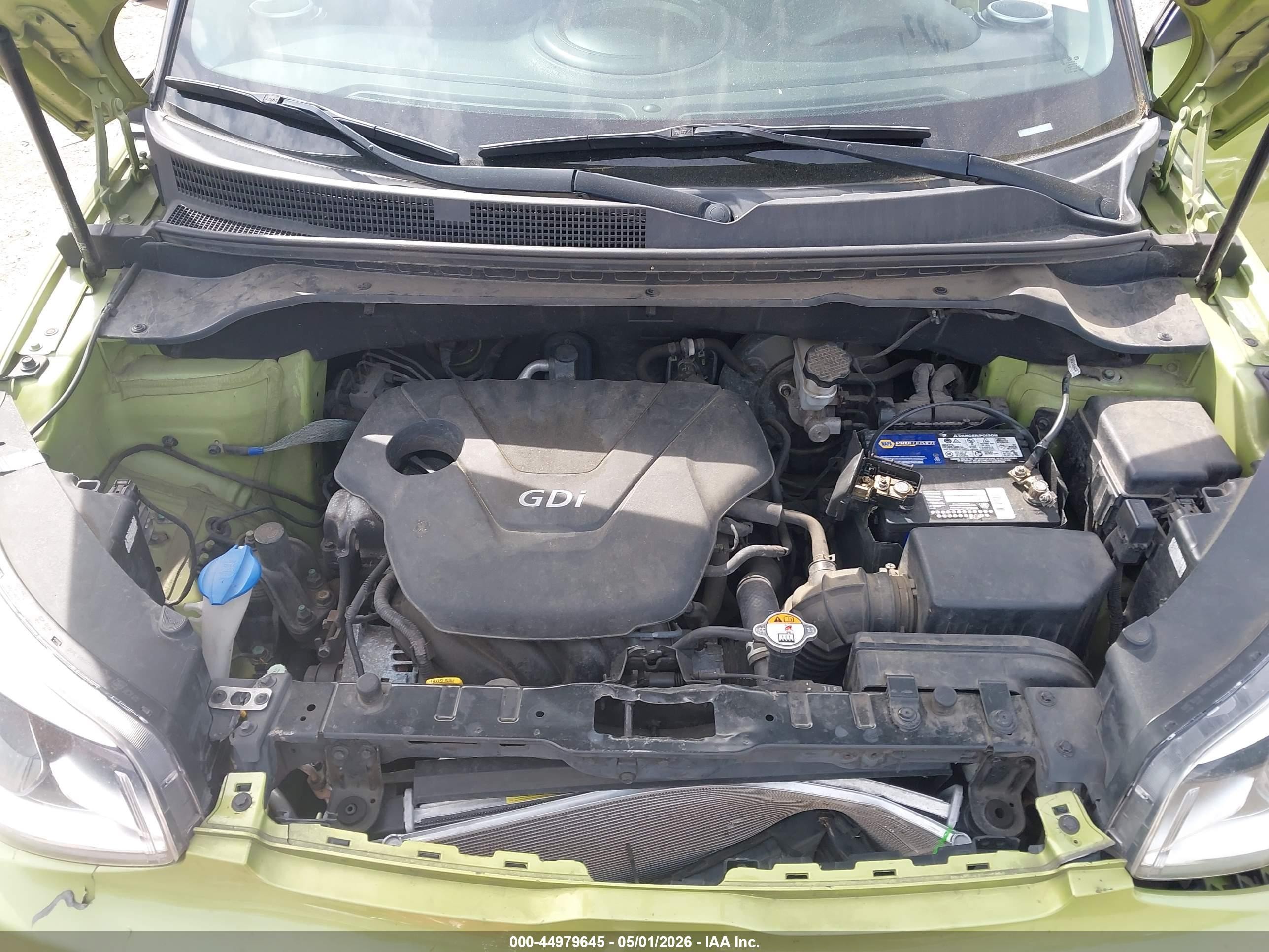 2015 Kia Soul   Green vin: KNDJN2A25F7785553