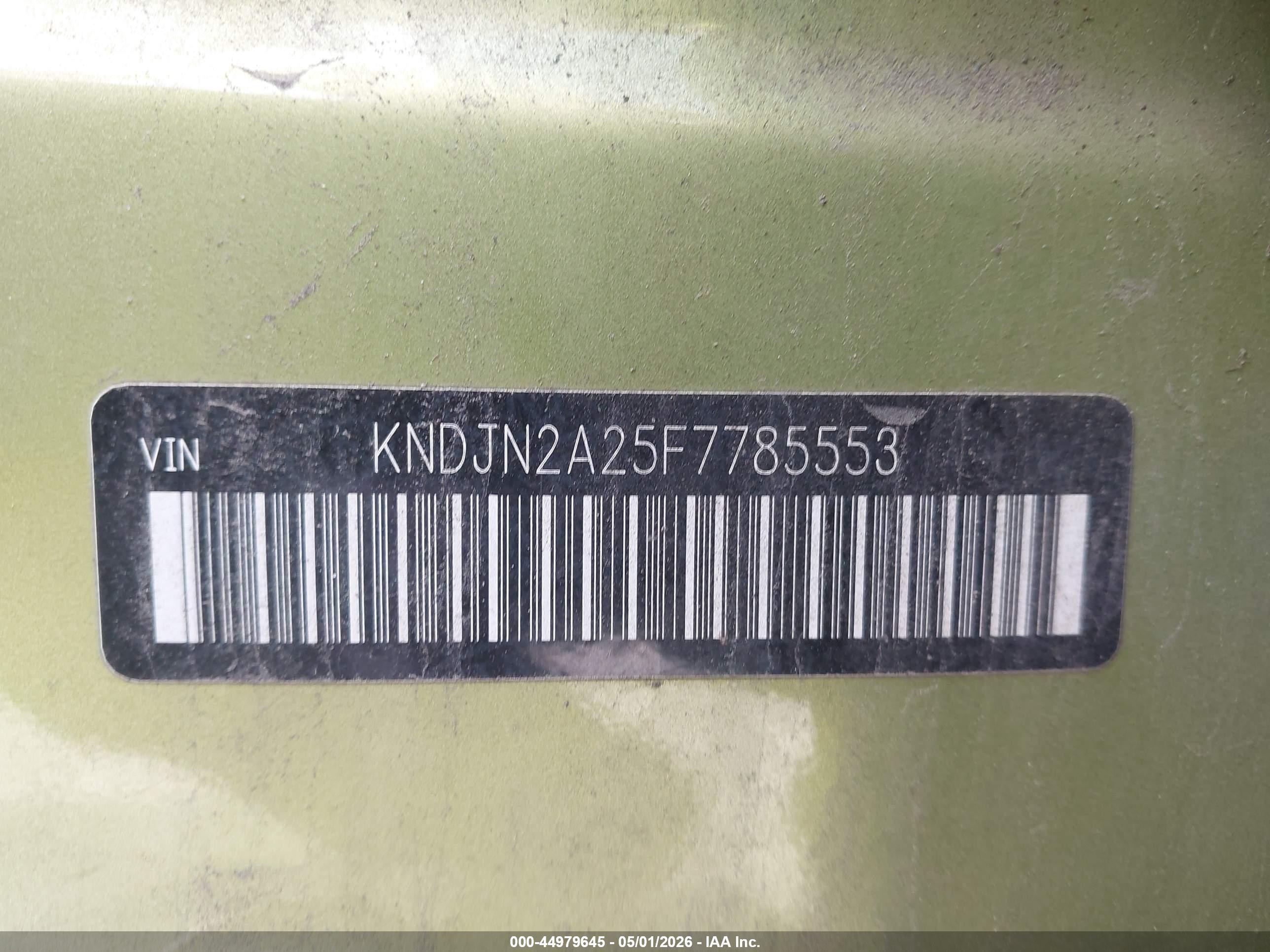 2015 Kia Soul   Green vin: KNDJN2A25F7785553