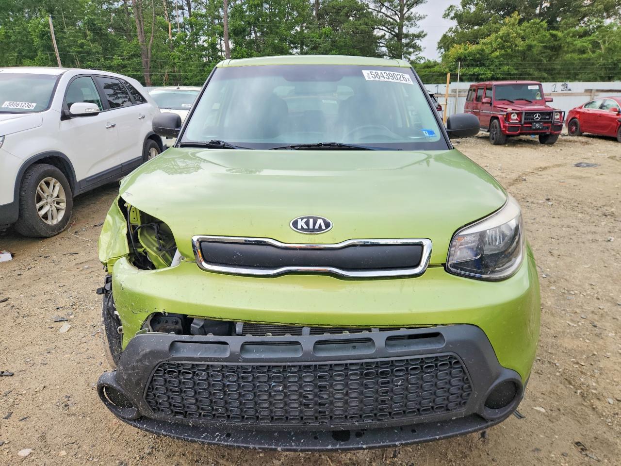 2015 Kia Soul Base Green vin: KNDJN2A25F7790929
