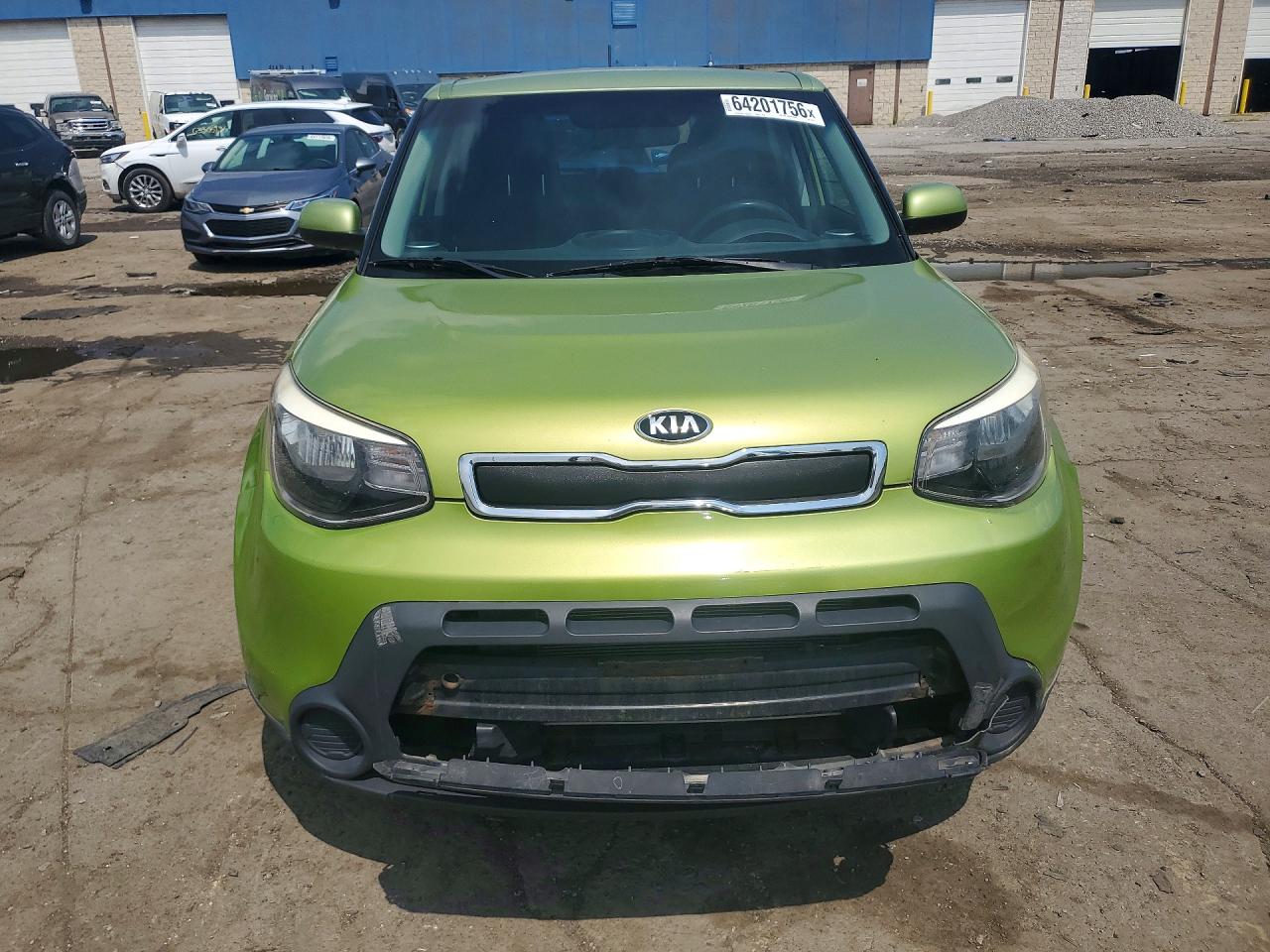 2015 Kia Soul Base Green vin: KNDJN2A25F7817241