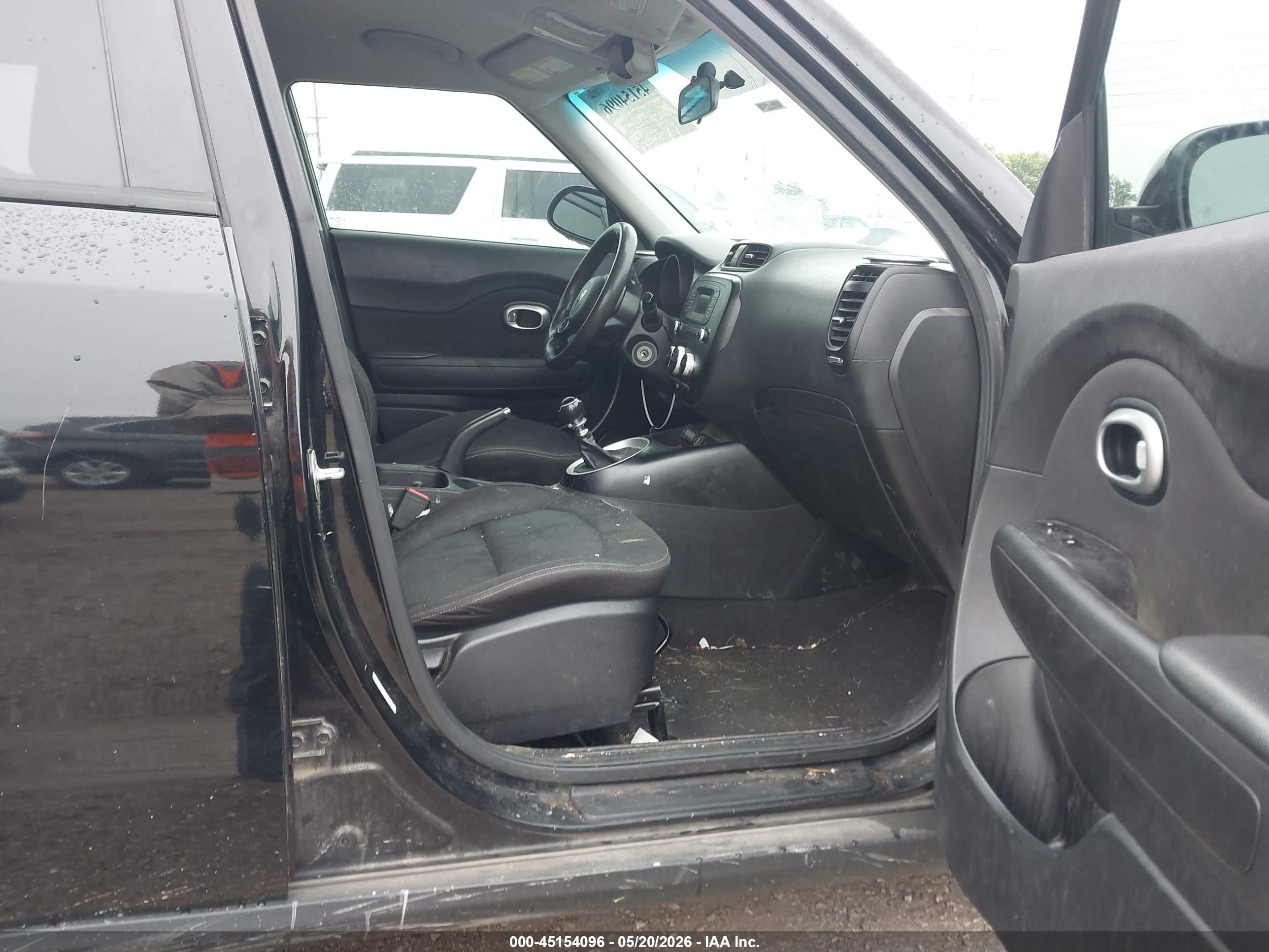 2016 Kia Soul Black vin: KNDJN2A25G7341073