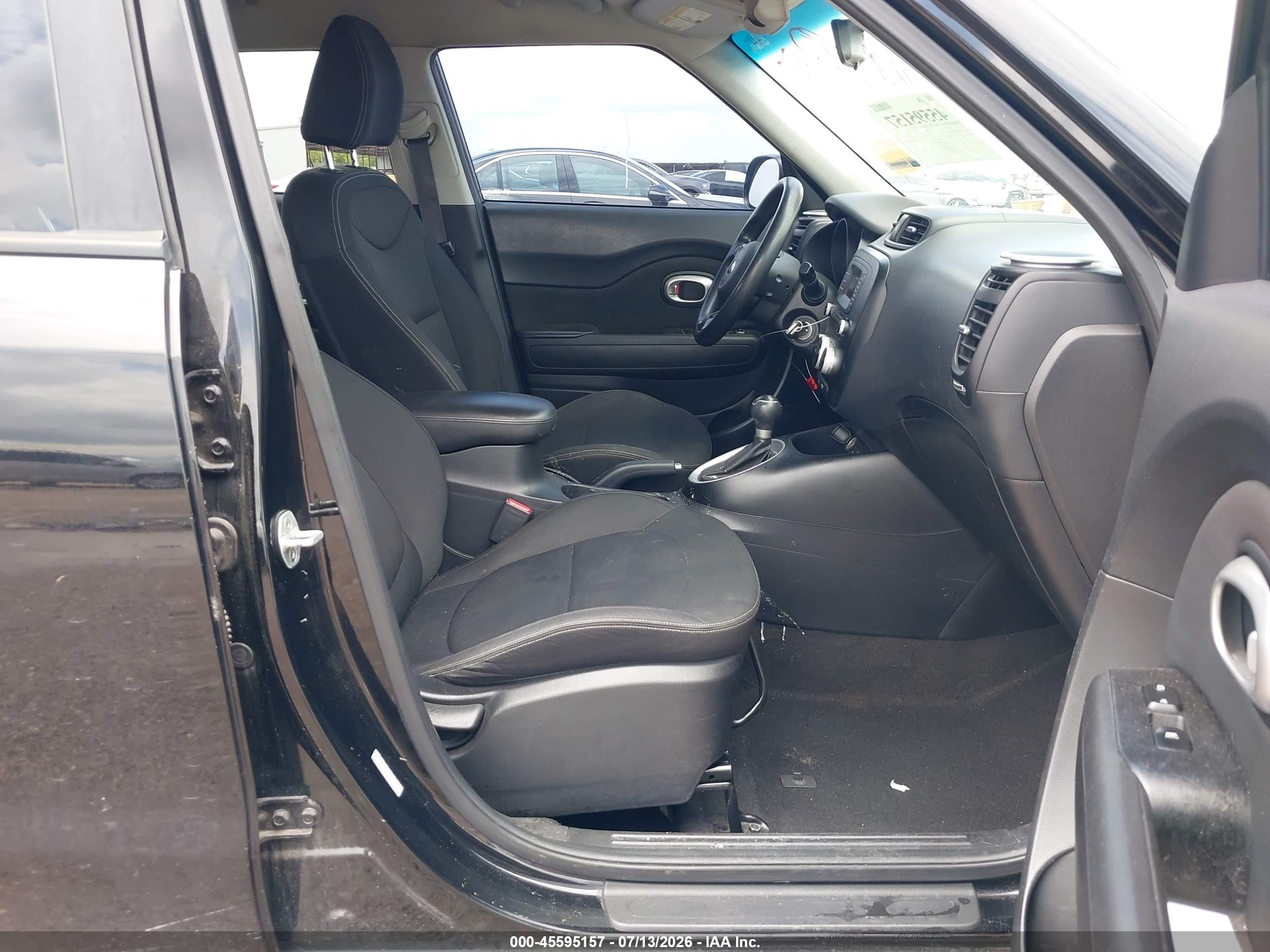 2014 Kia Soul   Black vin: KNDJN2A26E7002920