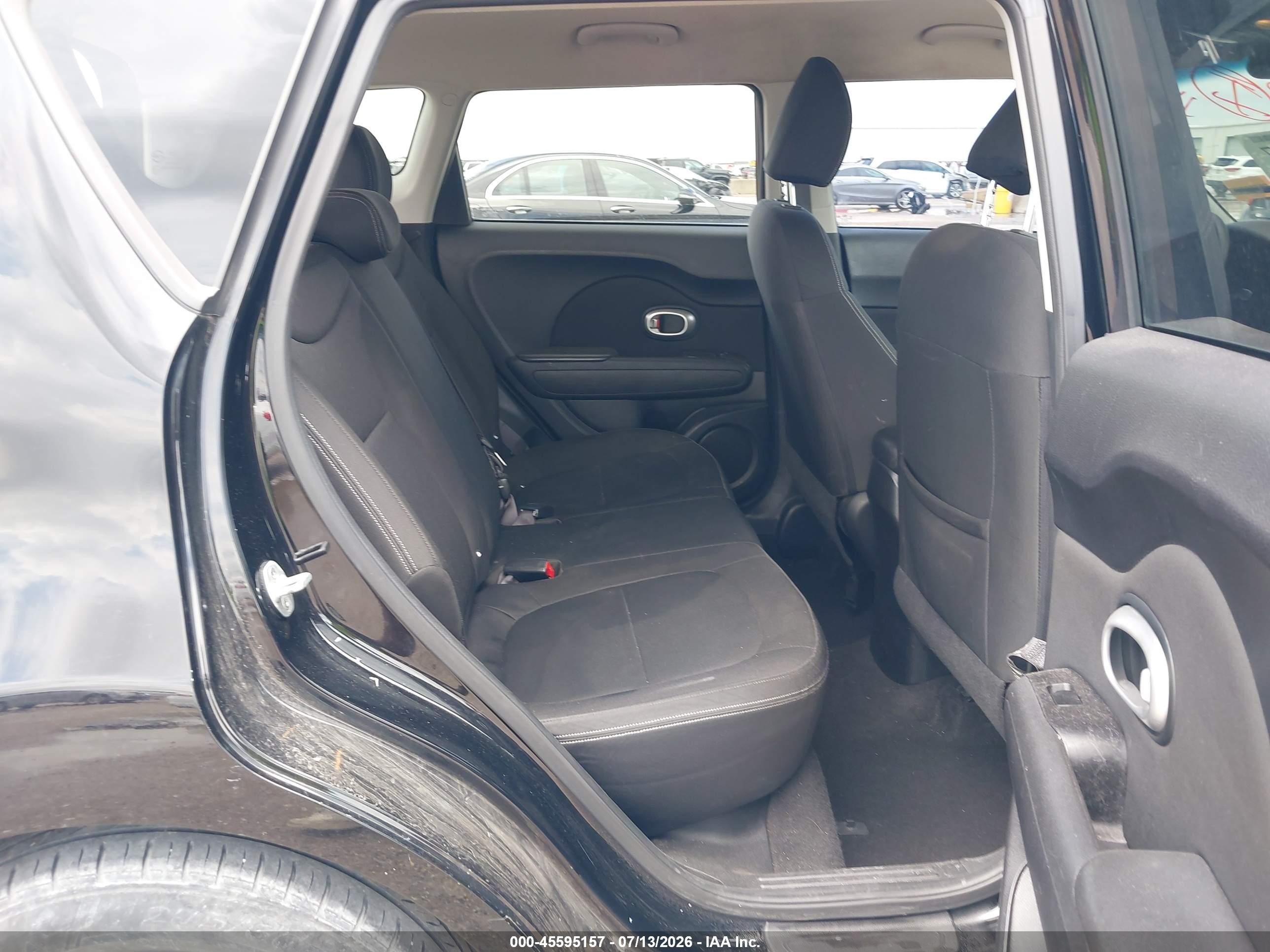 2014 Kia Soul   Black vin: KNDJN2A26E7002920