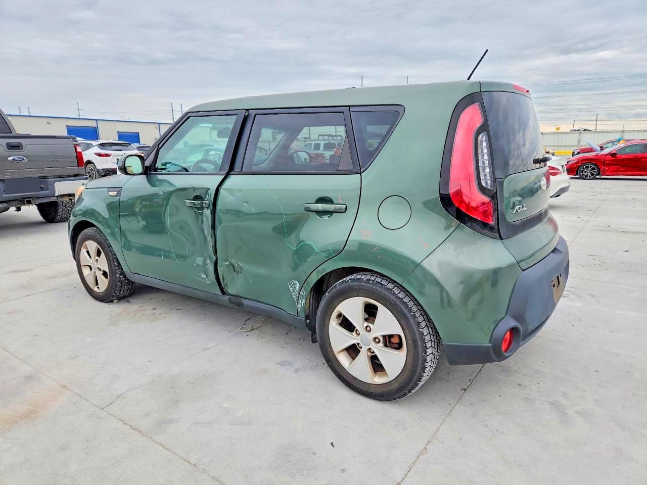 2014 Kia Soul Base Зеленый vin: KNDJN2A26E7003243