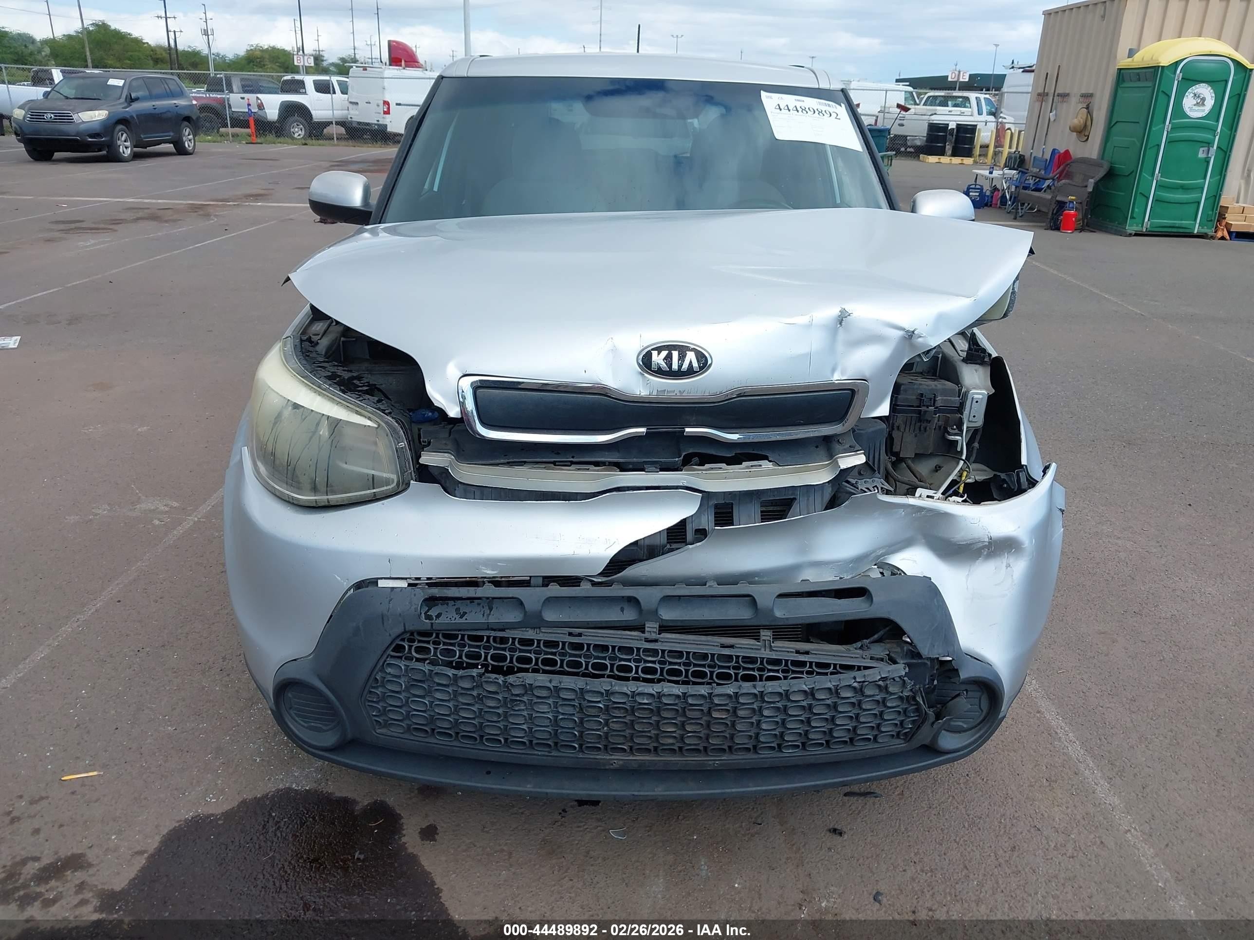 2014 Kia Soul   Silver vin: KNDJN2A26E7702937