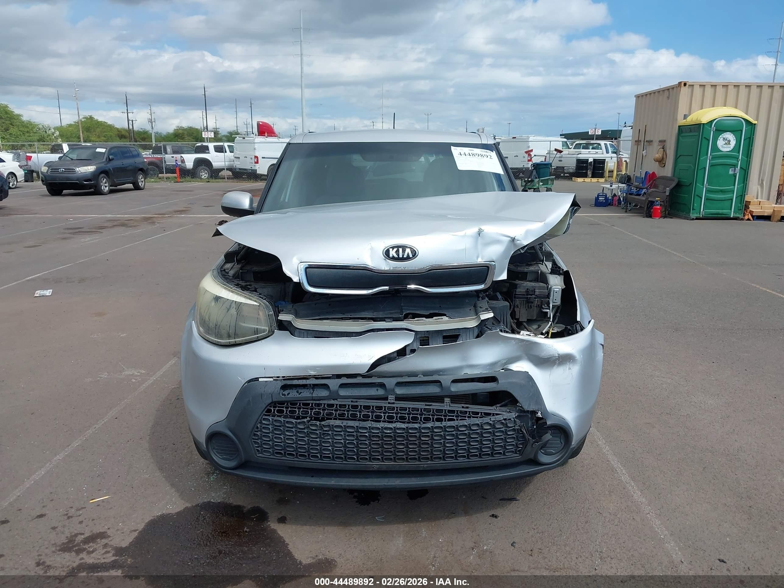 2014 Kia Soul   Silver vin: KNDJN2A26E7702937