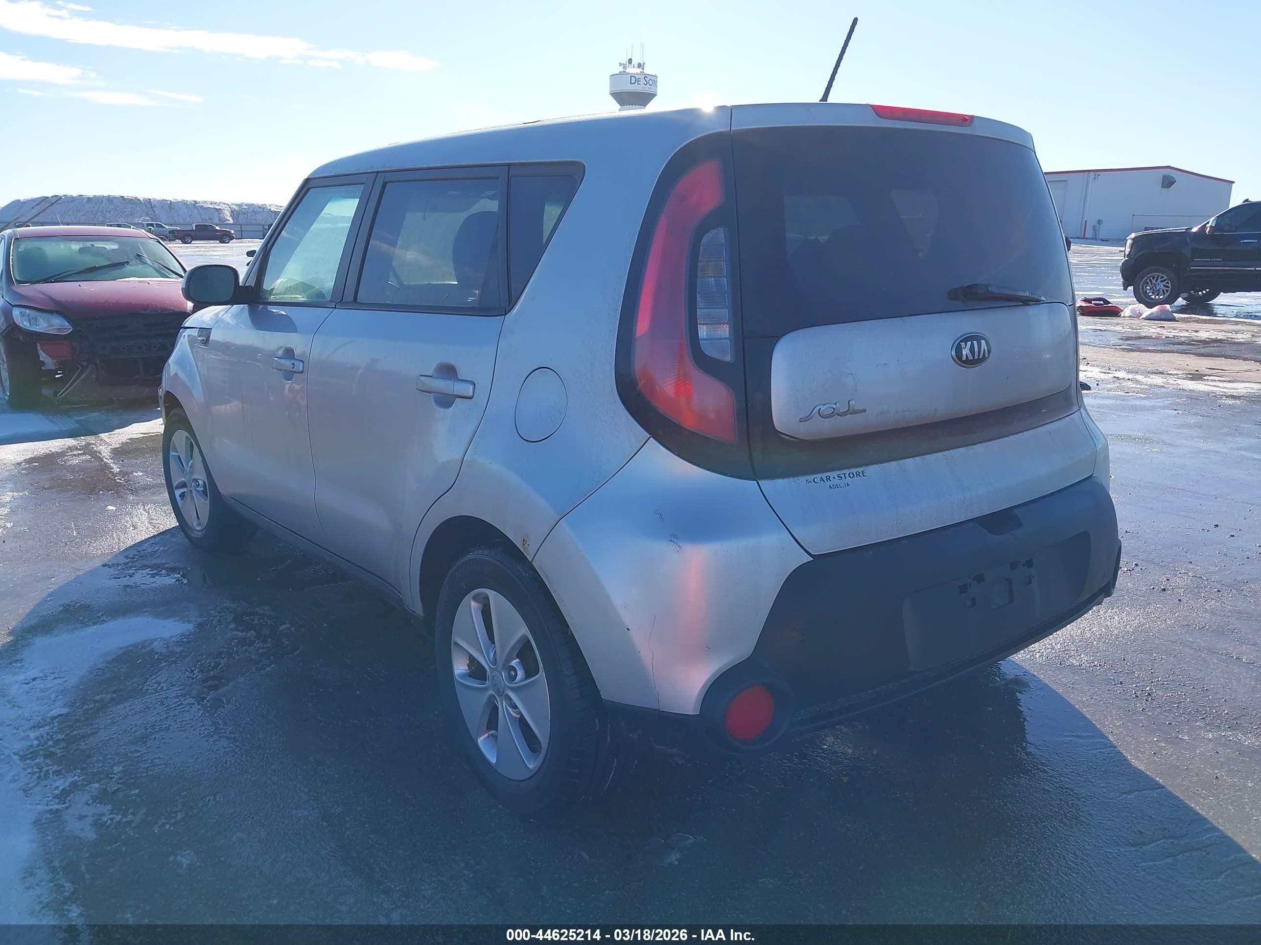 2014 Kia Soul   Gray vin: KNDJN2A26E7704025