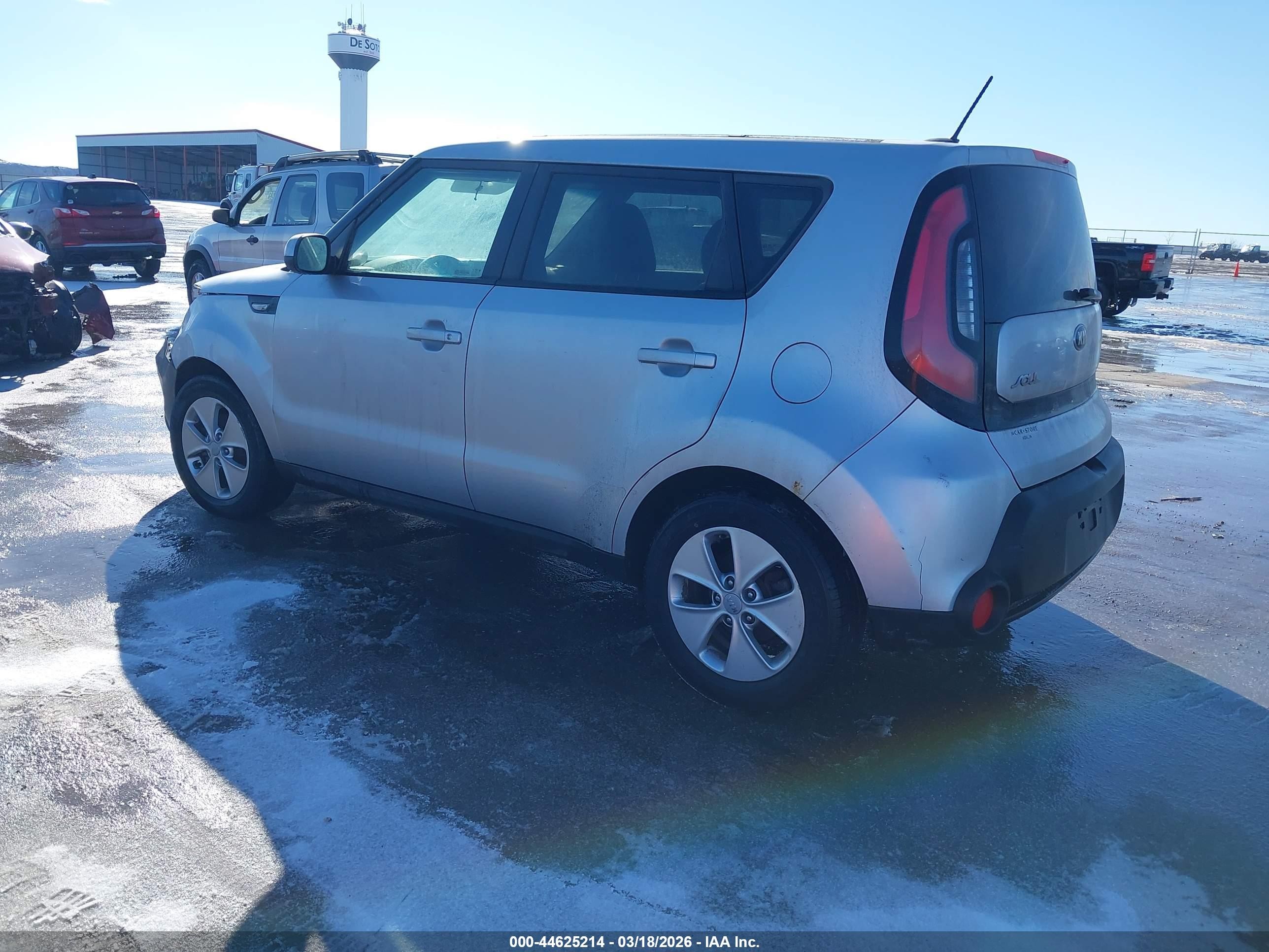 2014 Kia Soul   Gray vin: KNDJN2A26E7704025