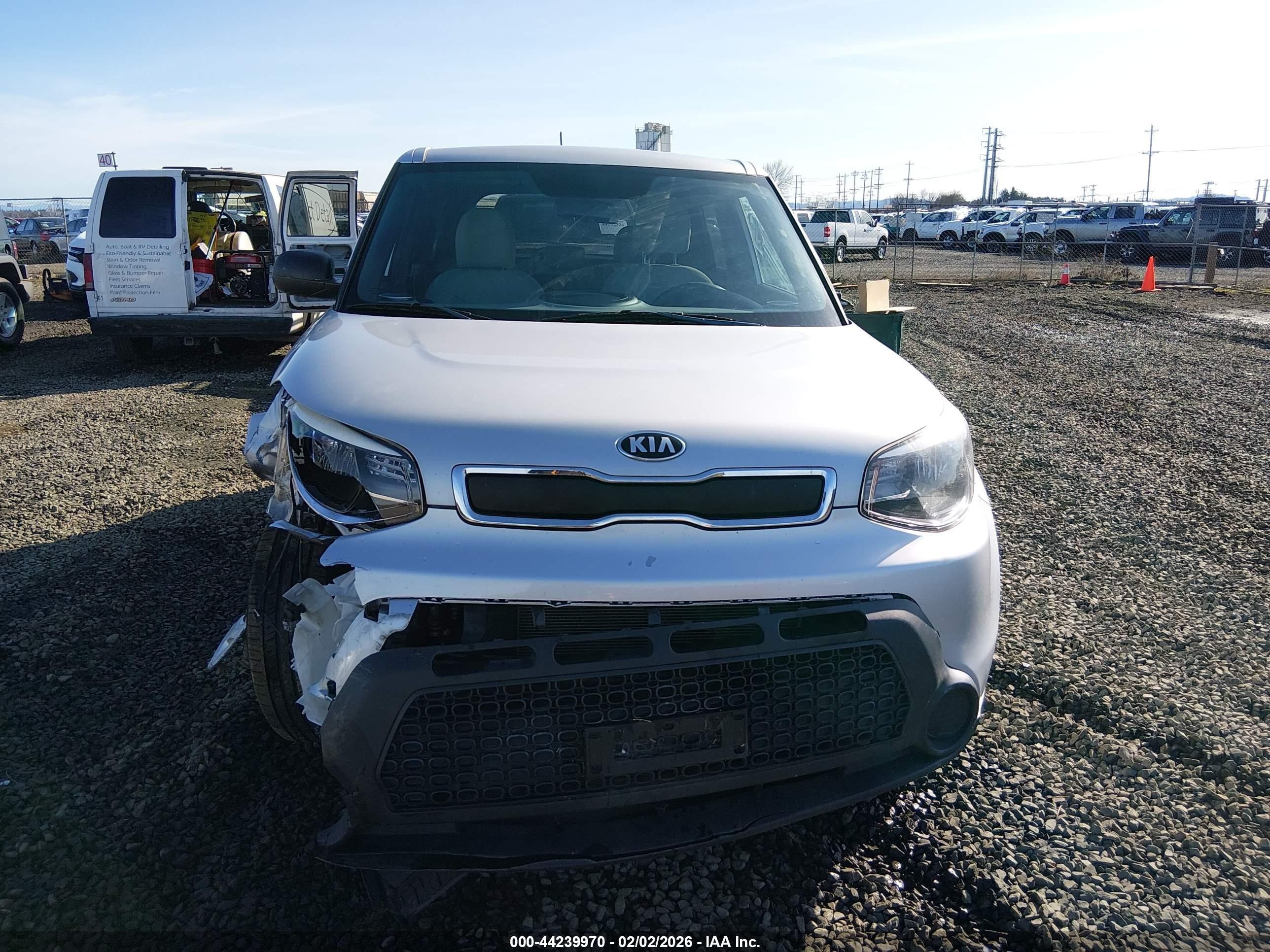 2014 Kia Soul   Silver vin: KNDJN2A26E7713646