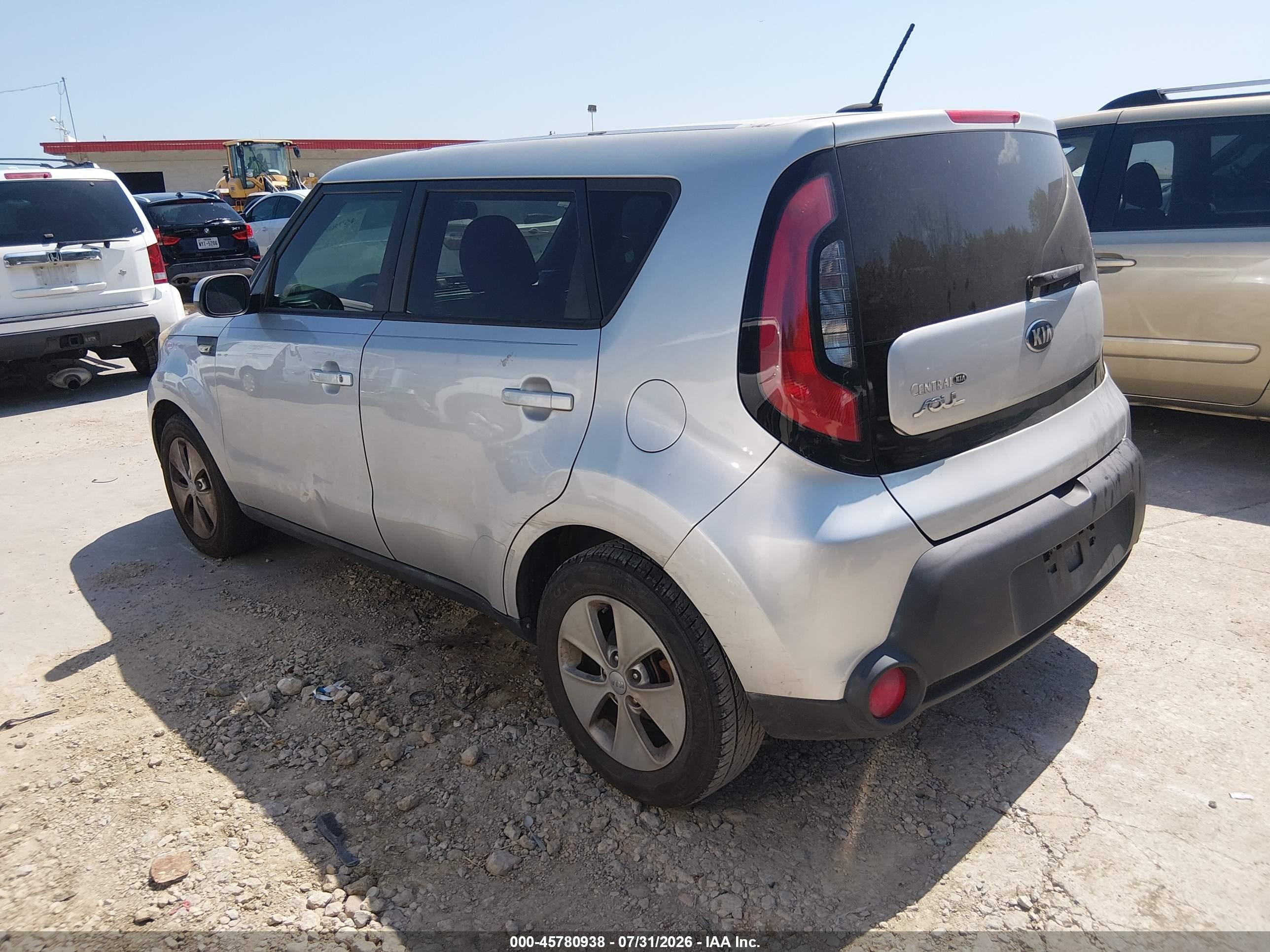 2014 Kia Soul   Silver vin: KNDJN2A26E7714568