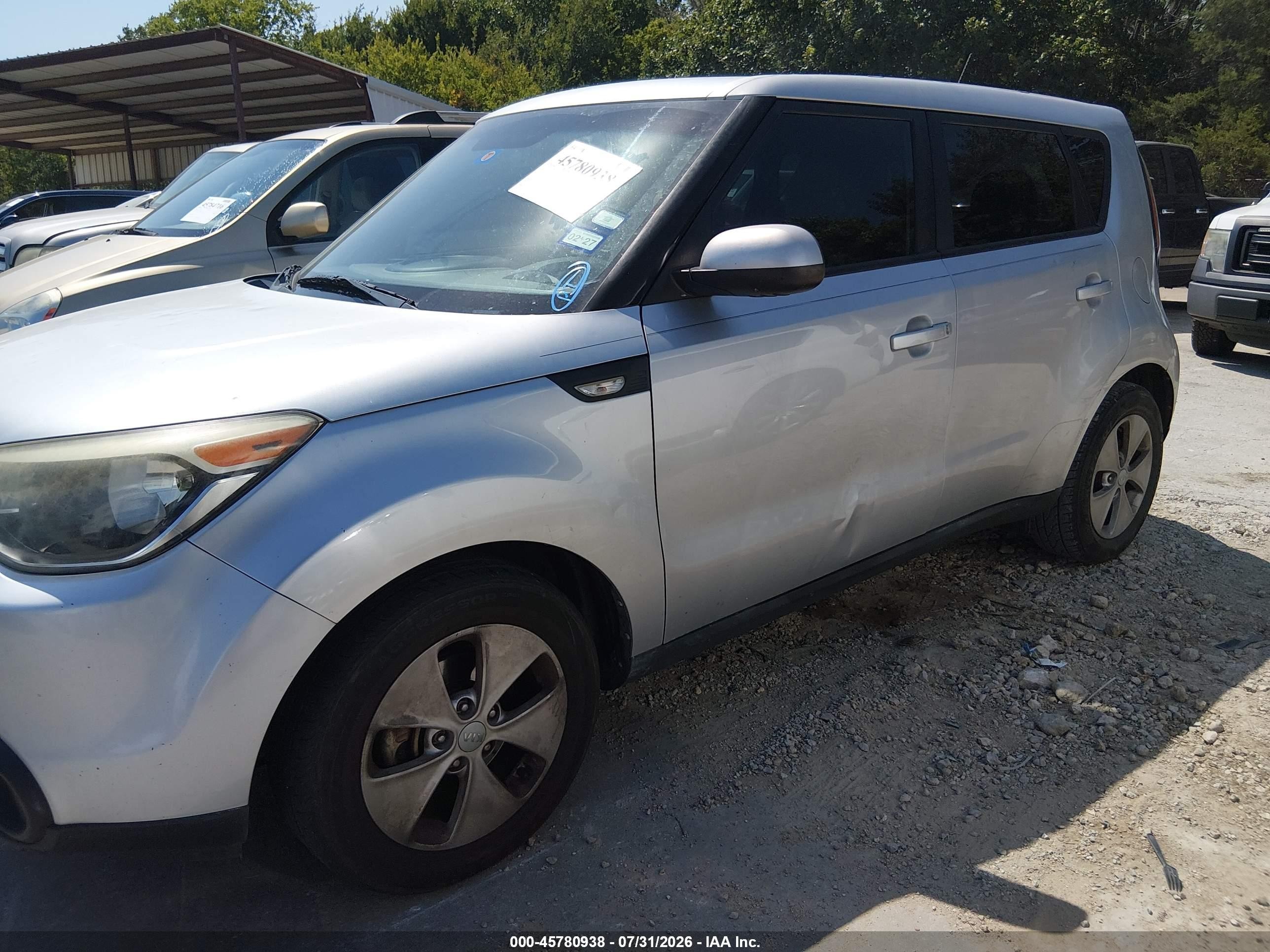 2014 Kia Soul   Silver vin: KNDJN2A26E7714568