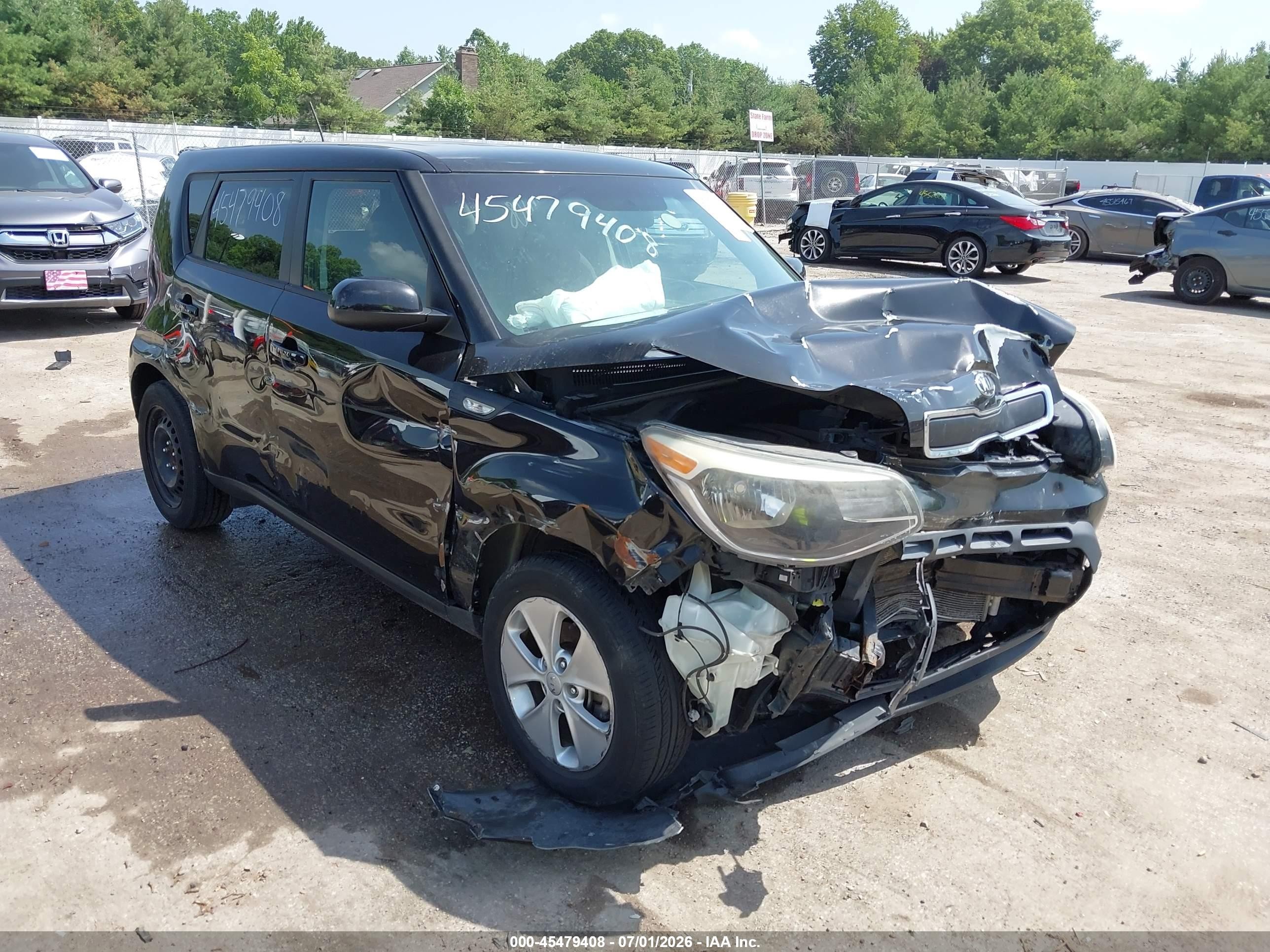 2014 Kia Soul   Black vin: KNDJN2A26E7717387