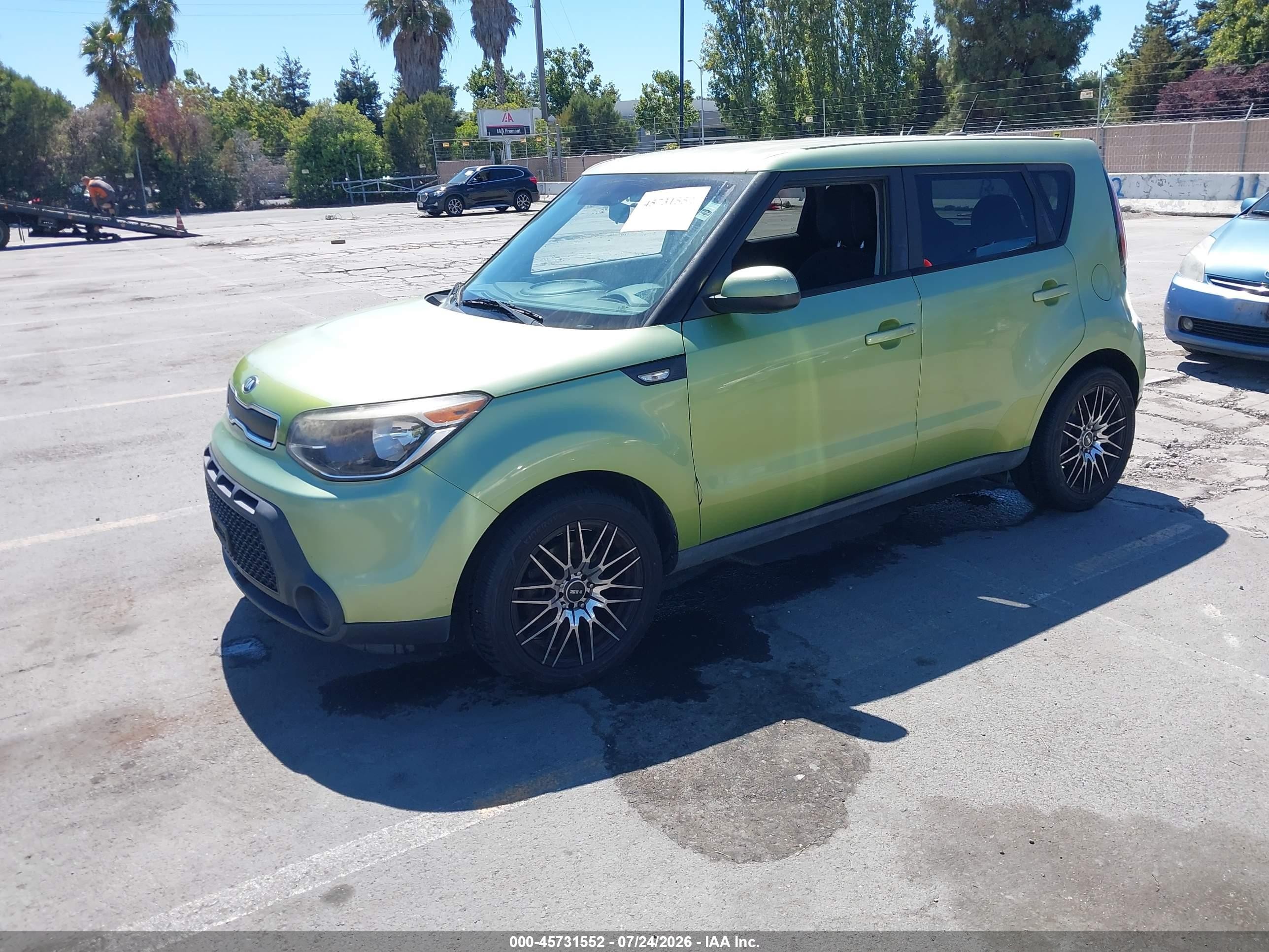 2014 Kia Soul   Зеленый vin: KNDJN2A26E7720001