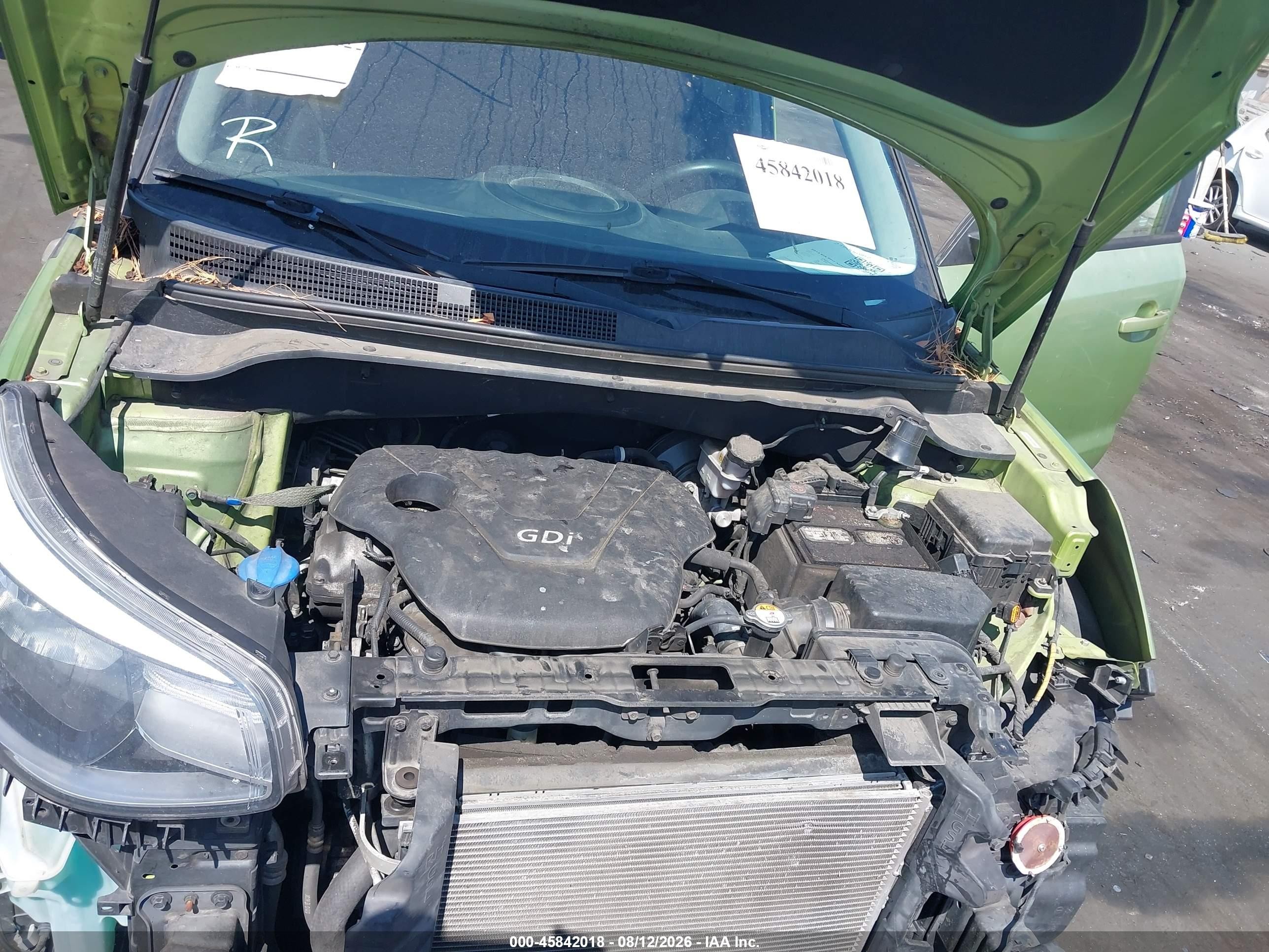 2014 Kia Soul   Зеленый vin: KNDJN2A26E7729491