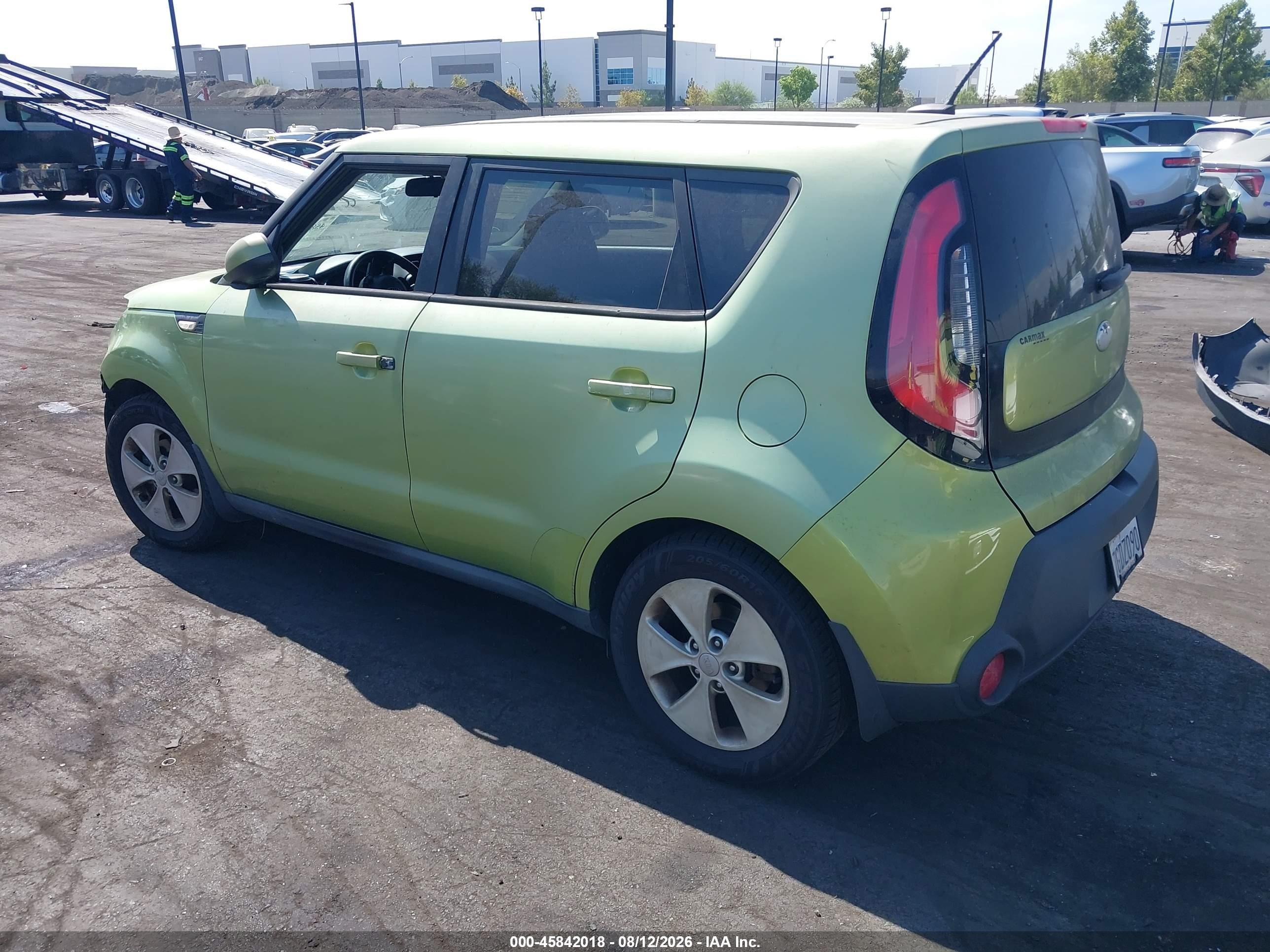 2014 Kia Soul   Зеленый vin: KNDJN2A26E7729491