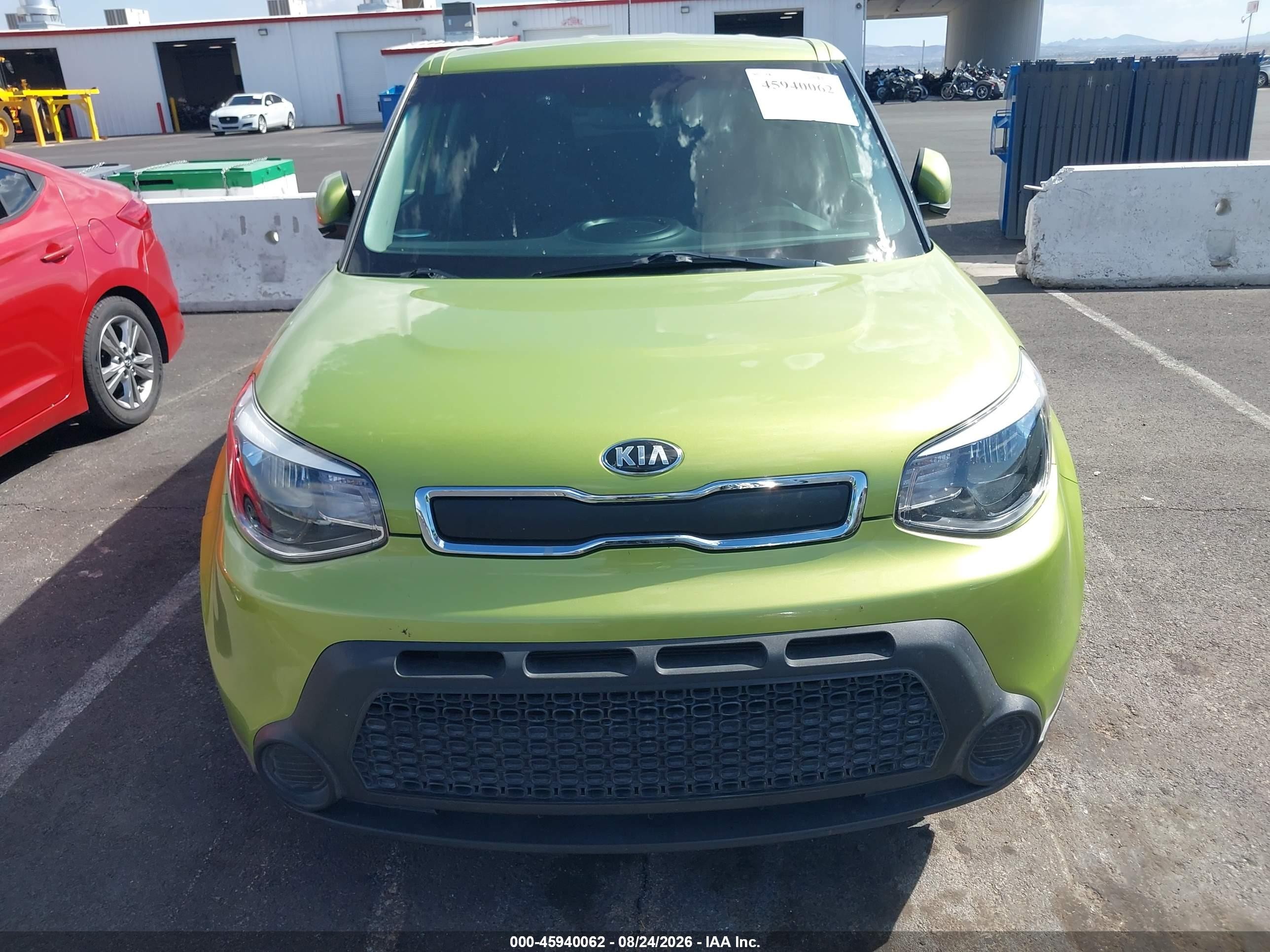 2014 Kia Soul   Green vin: KNDJN2A26E7737333