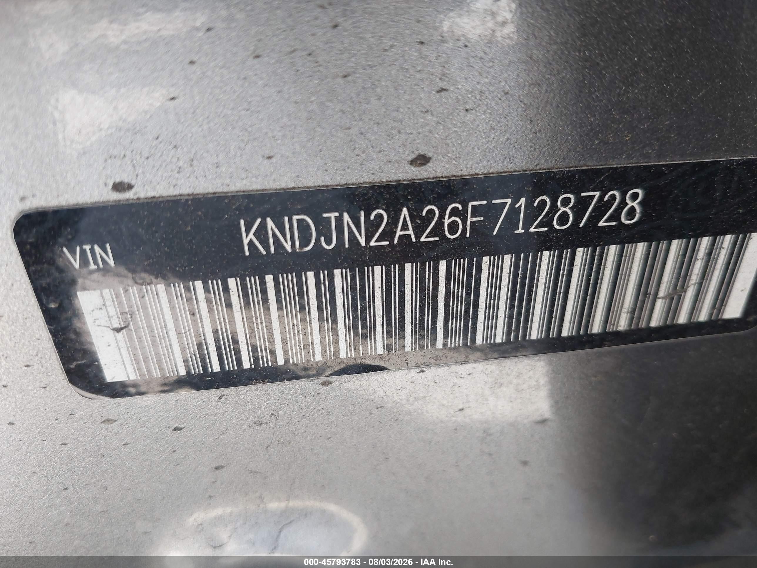 2015 Kia Soul   Gray vin: KNDJN2A26F7128728