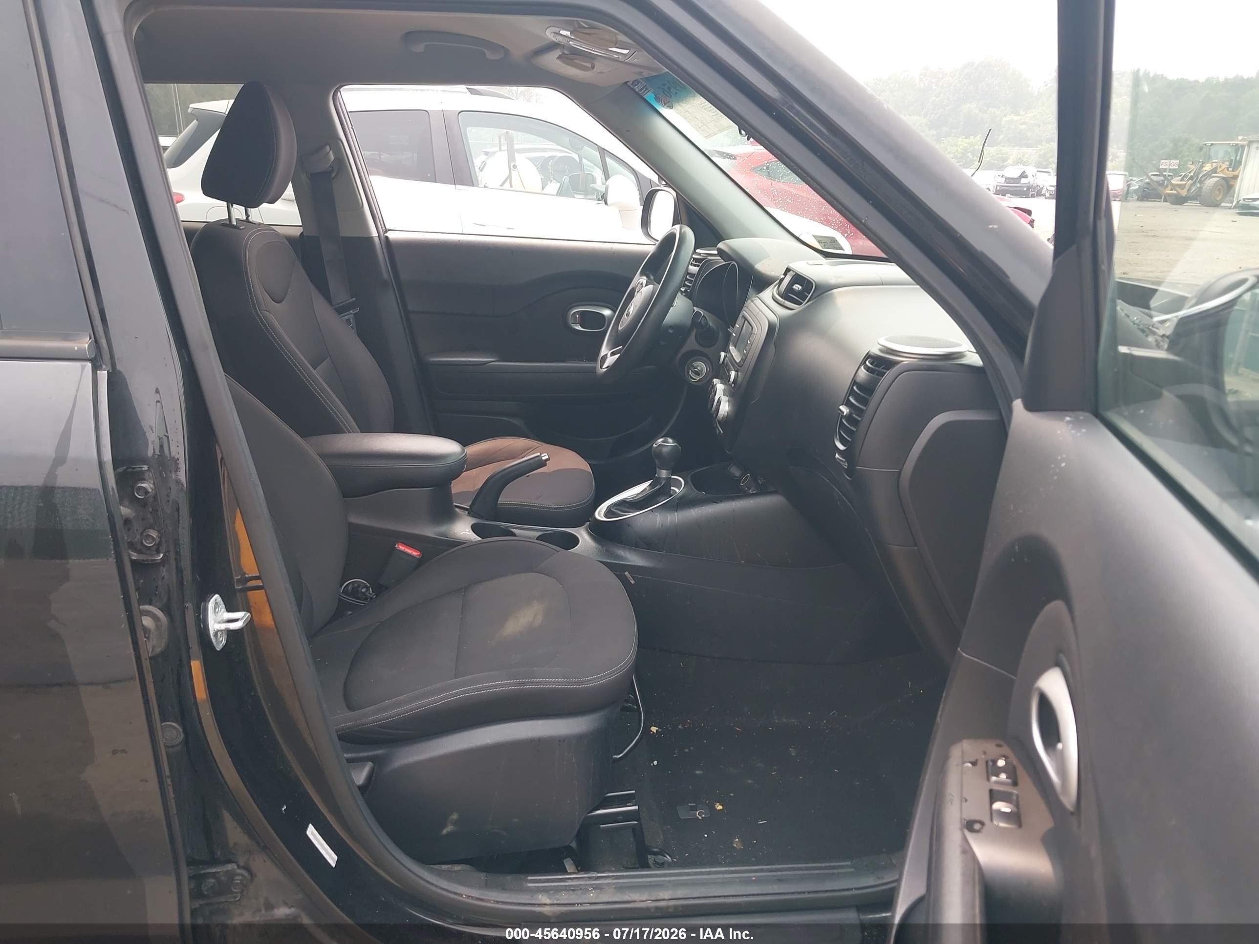 2015 Kia Soul   Black vin: KNDJN2A26F7145562