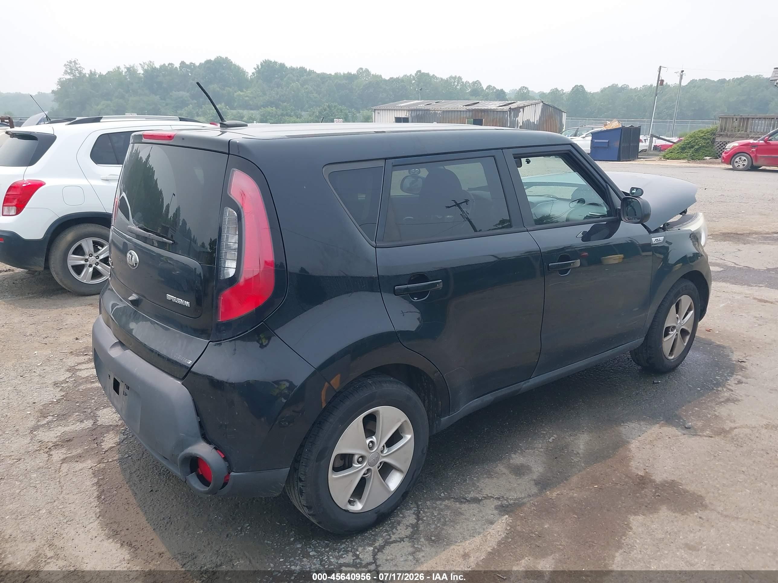 2015 Kia Soul   Black vin: KNDJN2A26F7145562