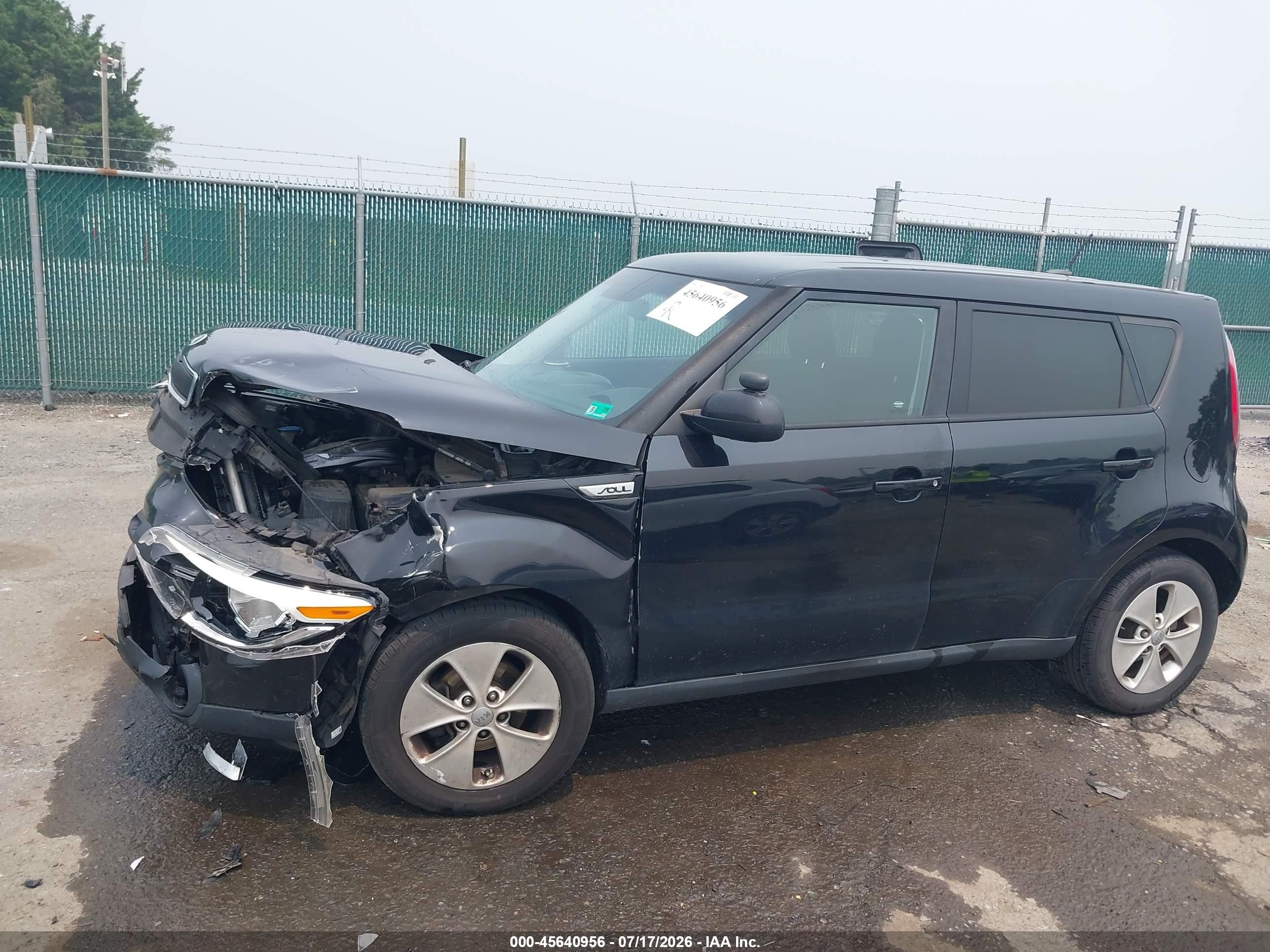 2015 Kia Soul   Black vin: KNDJN2A26F7145562