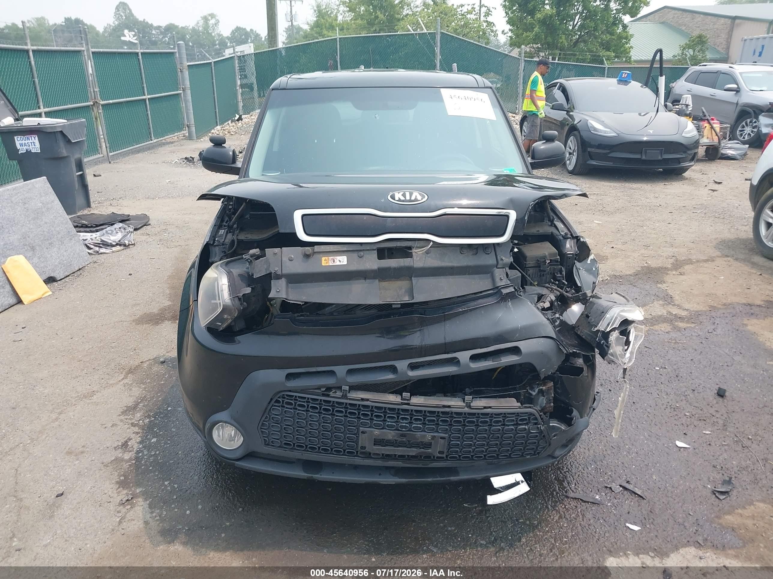 2015 Kia Soul   Black vin: KNDJN2A26F7145562
