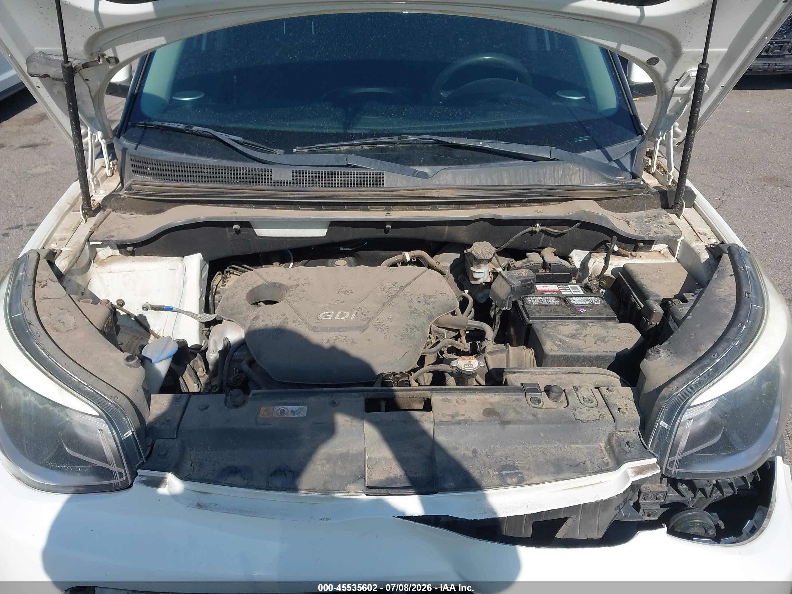 2015 Kia Soul   White vin: KNDJN2A26F7149532