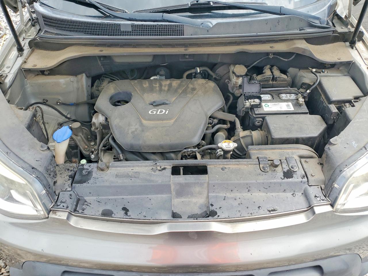 2015 Kia Soul Base Gray vin: KNDJN2A26F7152477