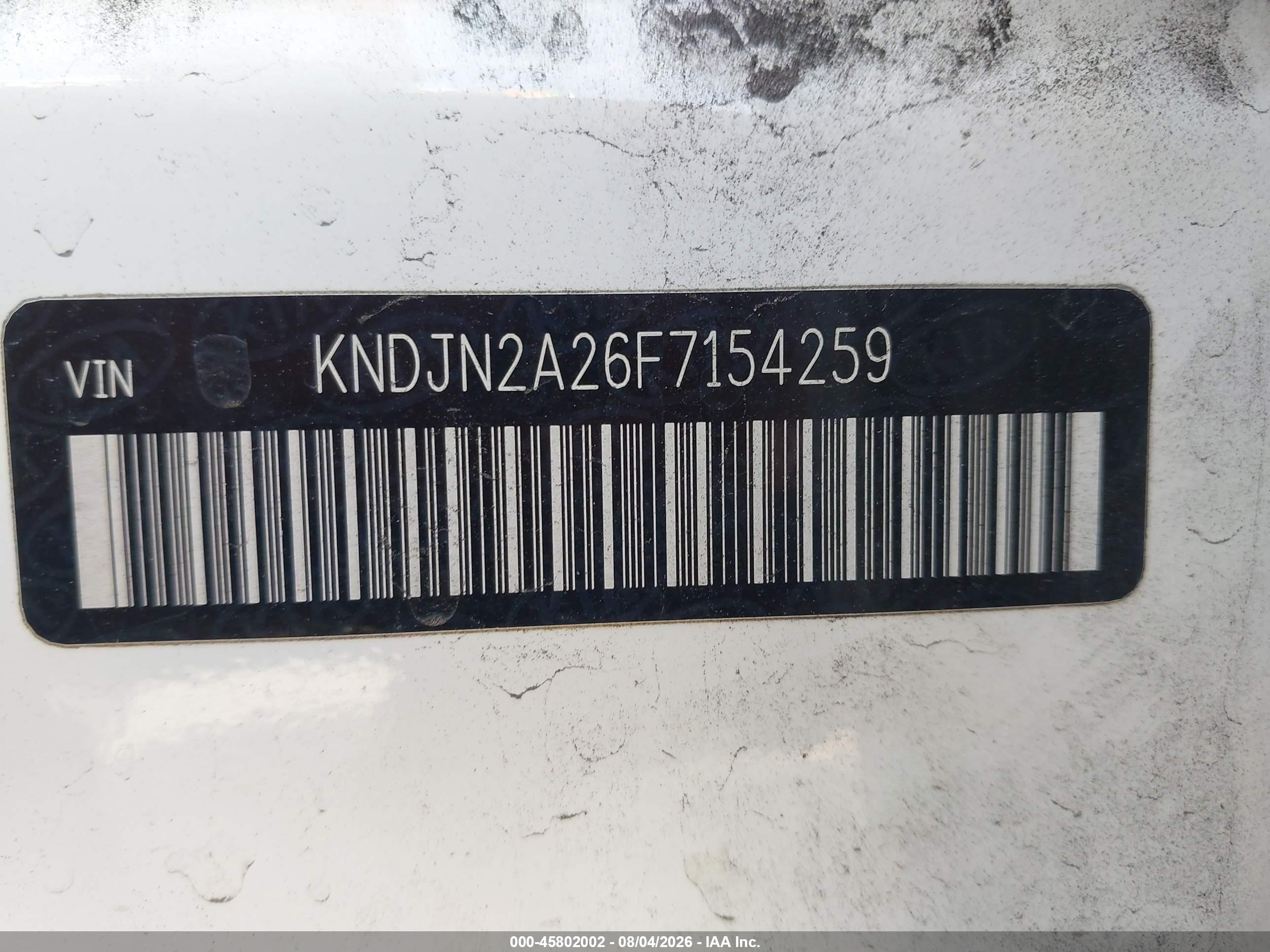 2015 Kia Soul   White vin: KNDJN2A26F7154259