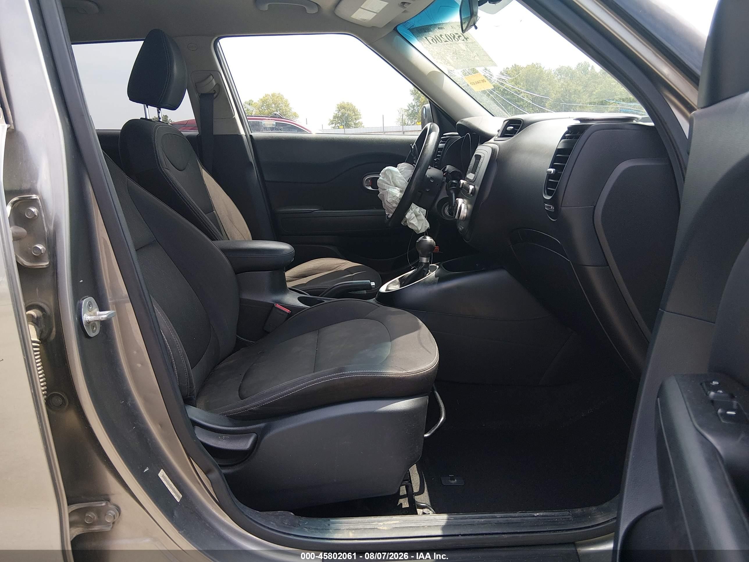 2015 Kia Soul   Gray vin: KNDJN2A26F7170073
