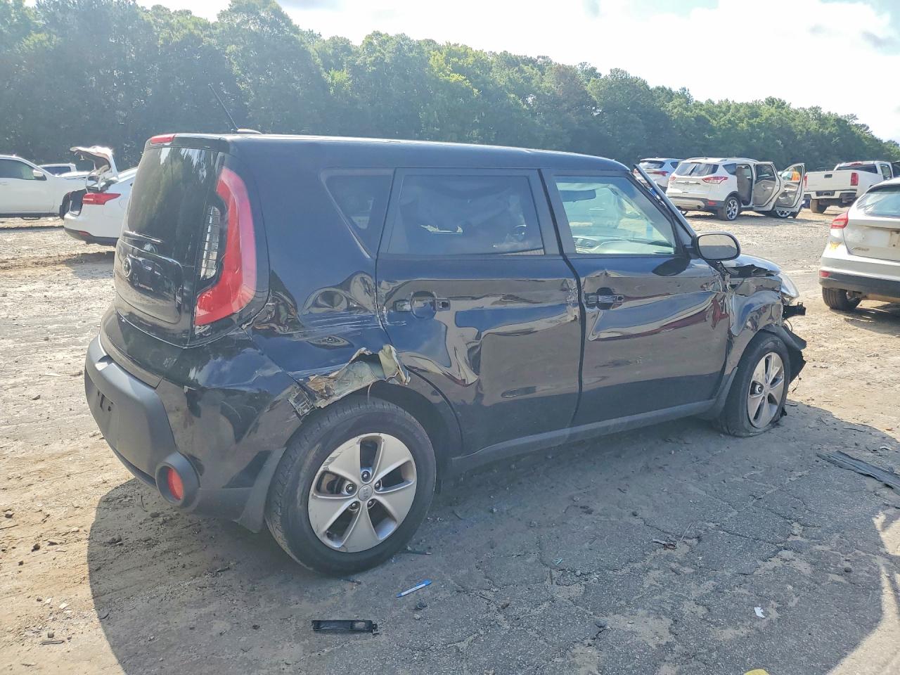 2015 Kia Soul Base Black vin: KNDJN2A26F7200608