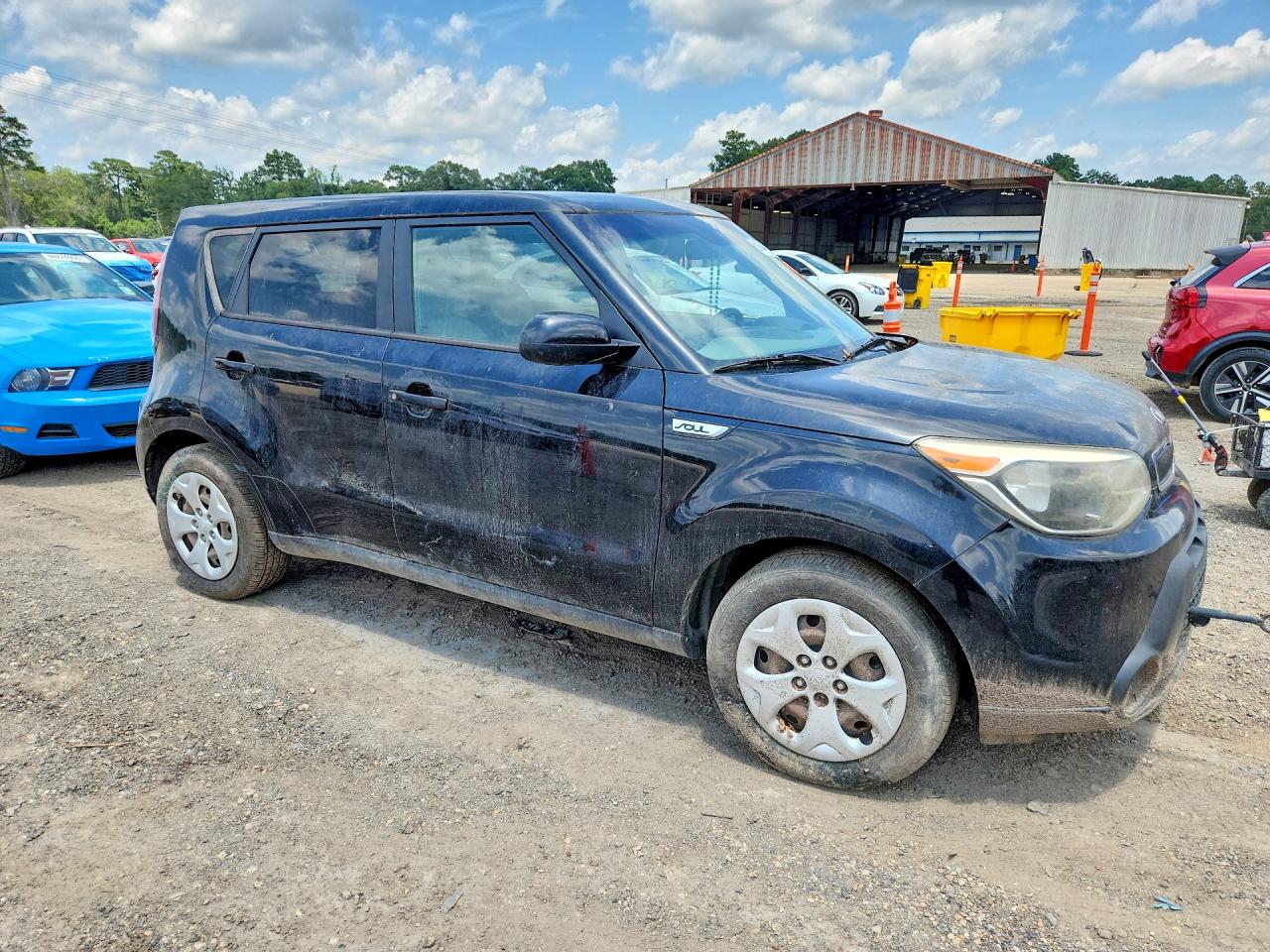 2015 Kia Soul Base Черный vin: KNDJN2A26F7225962