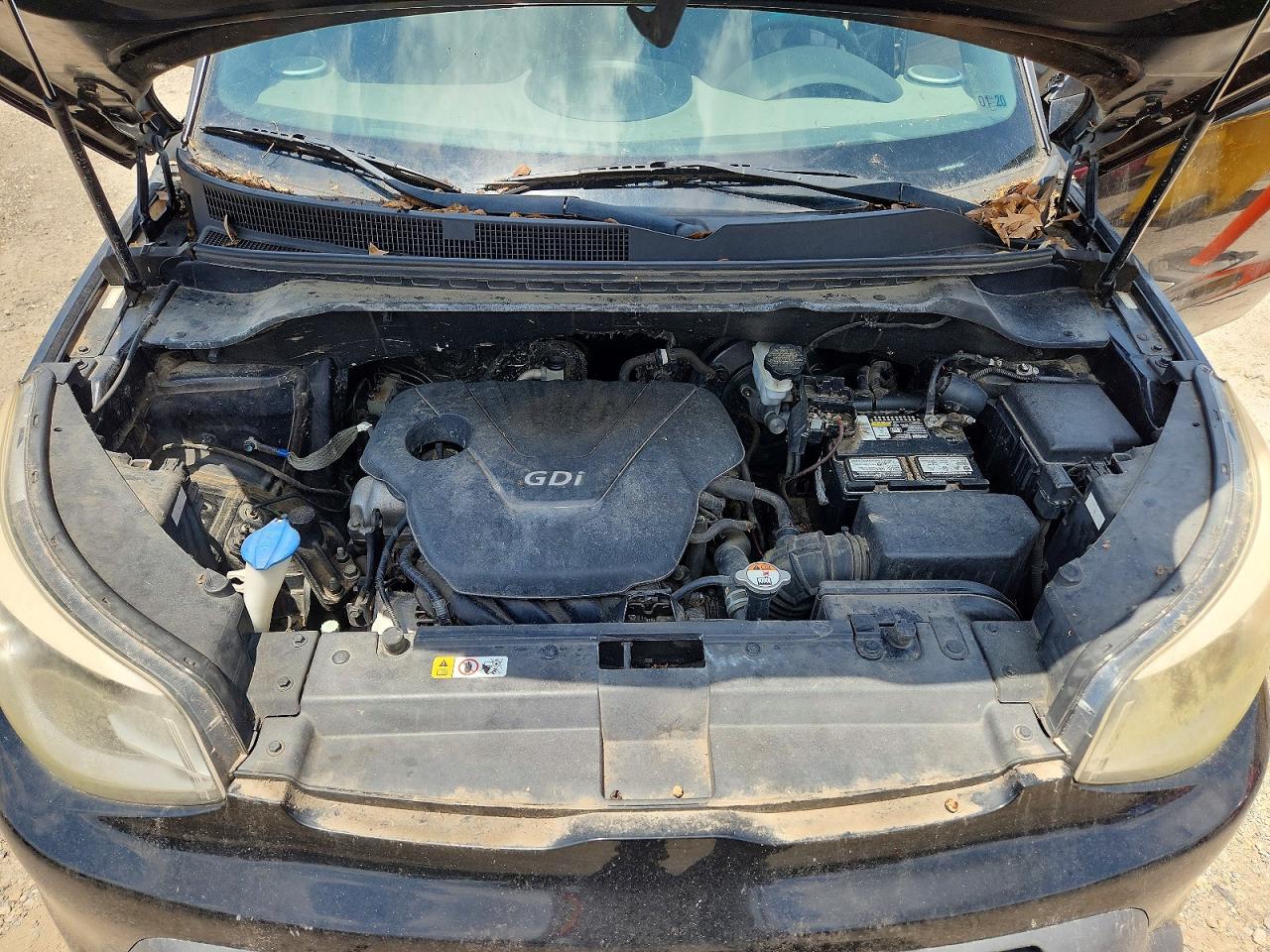 2015 Kia Soul Base Черный vin: KNDJN2A26F7225962