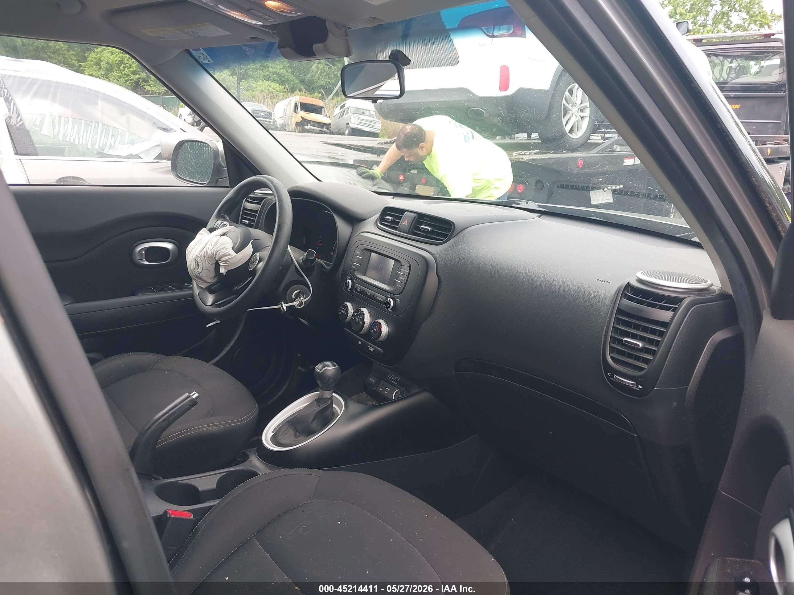 2015 Kia Soul   Gray vin: KNDJN2A26F7232913