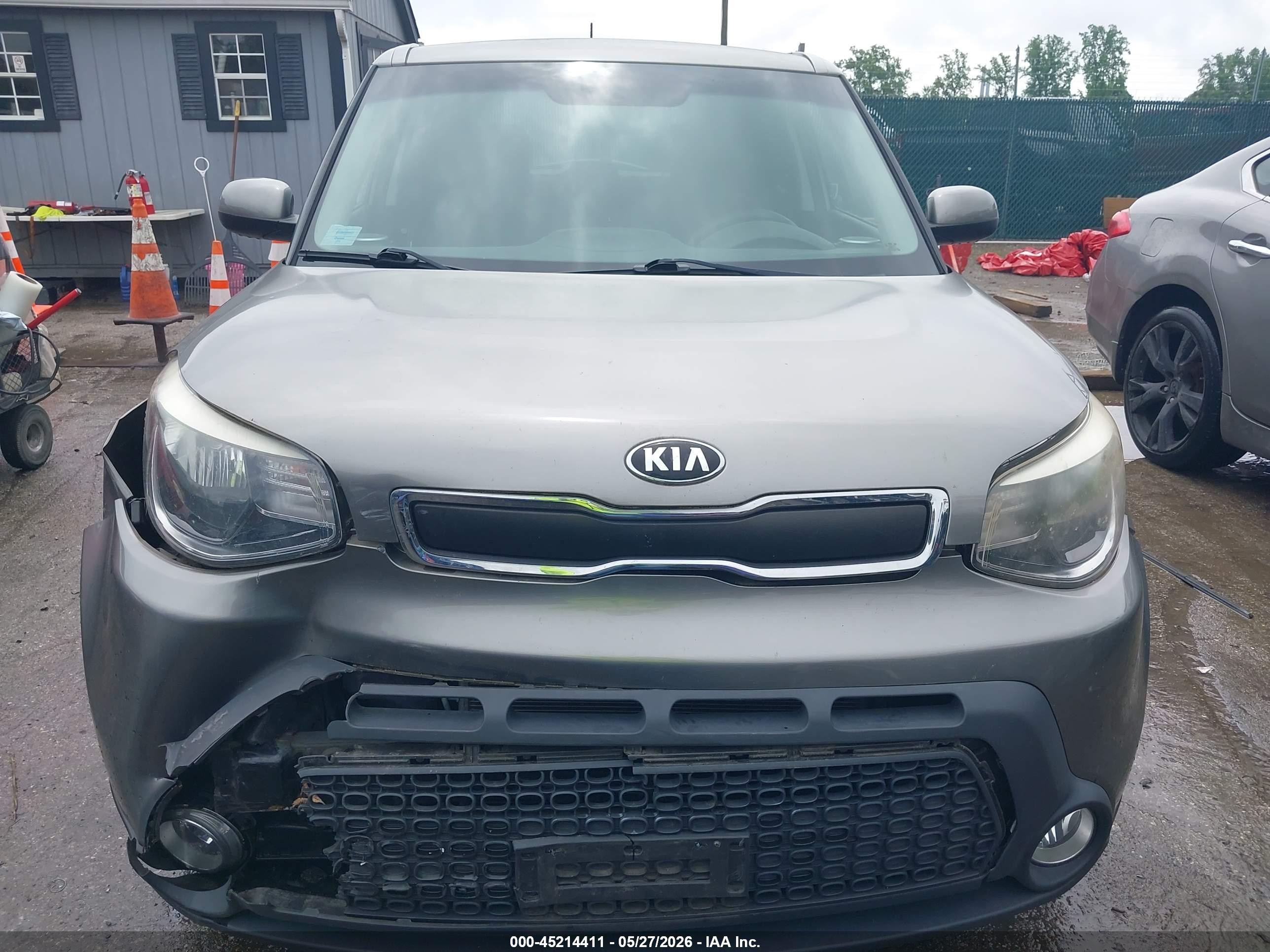 2015 Kia Soul   Gray vin: KNDJN2A26F7232913