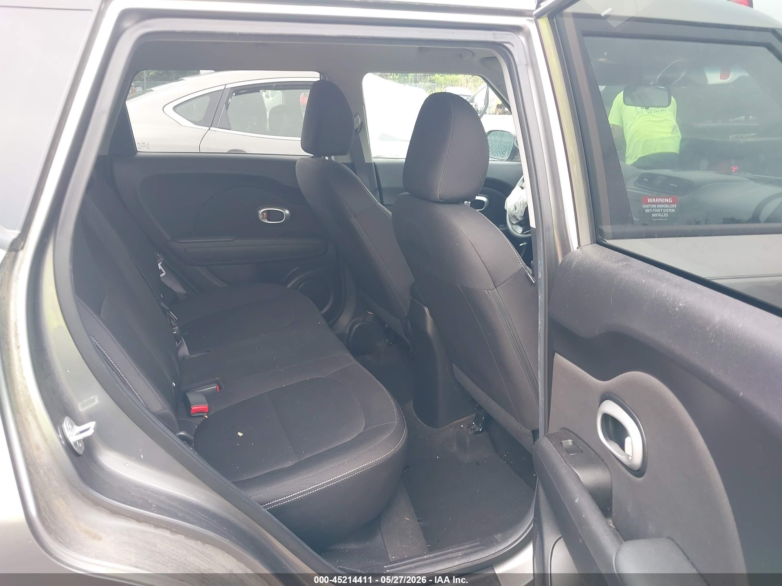 2015 Kia Soul   Gray vin: KNDJN2A26F7232913