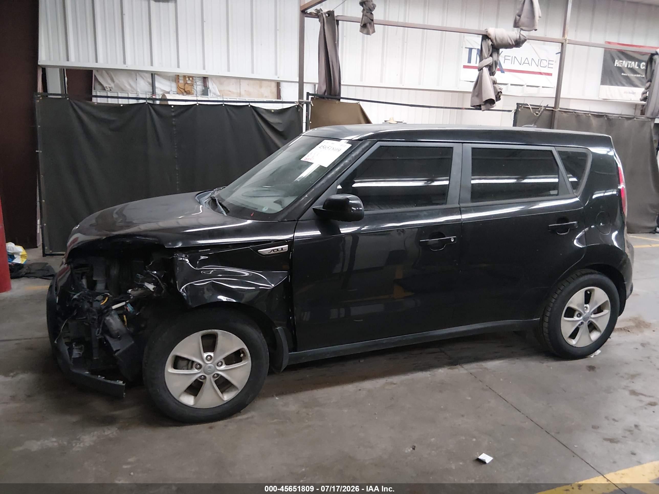 2015 Kia Soul   Черный vin: KNDJN2A26F7769510