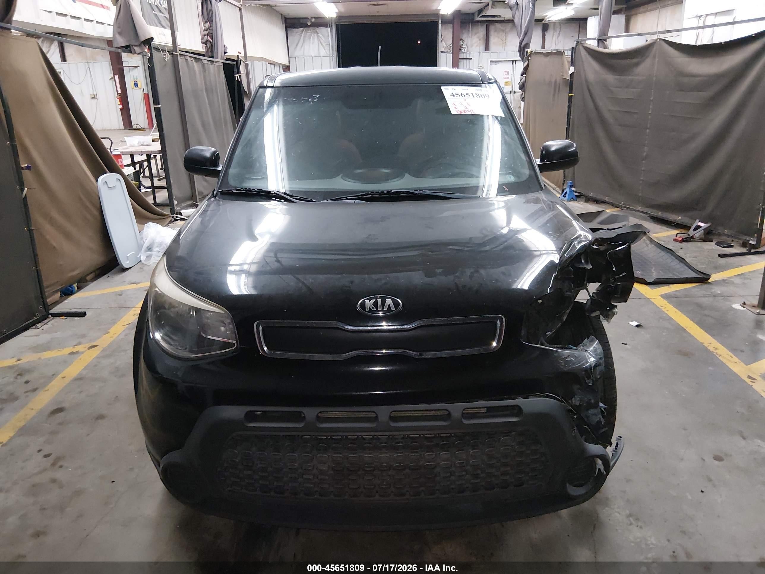 2015 Kia Soul   Черный vin: KNDJN2A26F7769510