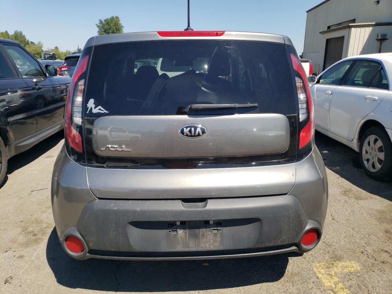 2016 Kia Soul Серый vin: KNDJN2A26G7277724