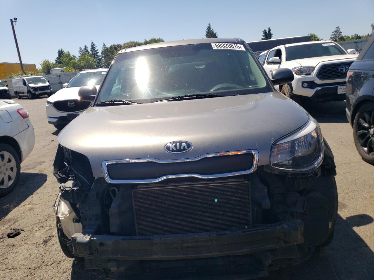 2016 Kia Soul Серый vin: KNDJN2A26G7277724