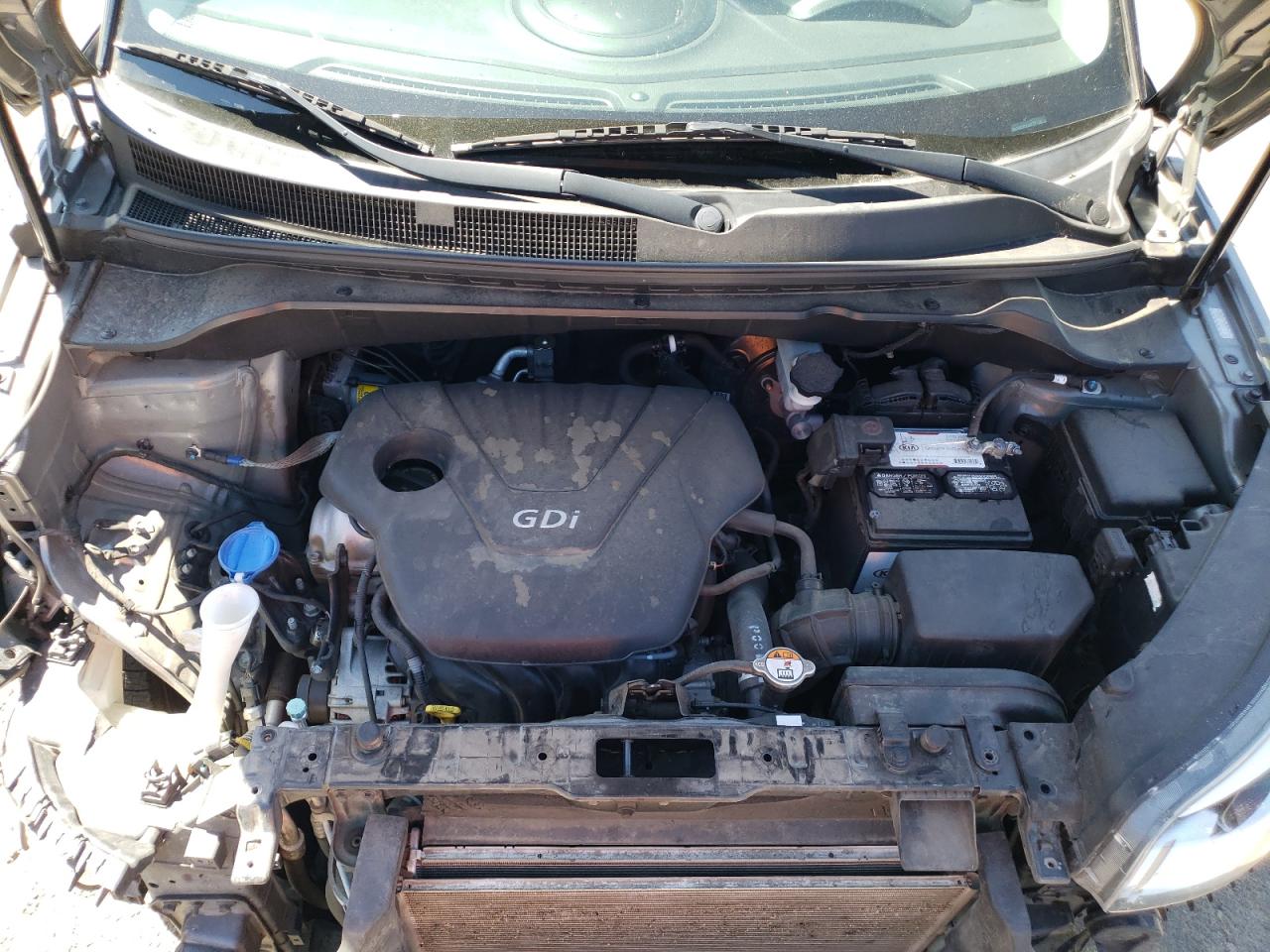 2016 Kia Soul Серый vin: KNDJN2A26G7277724