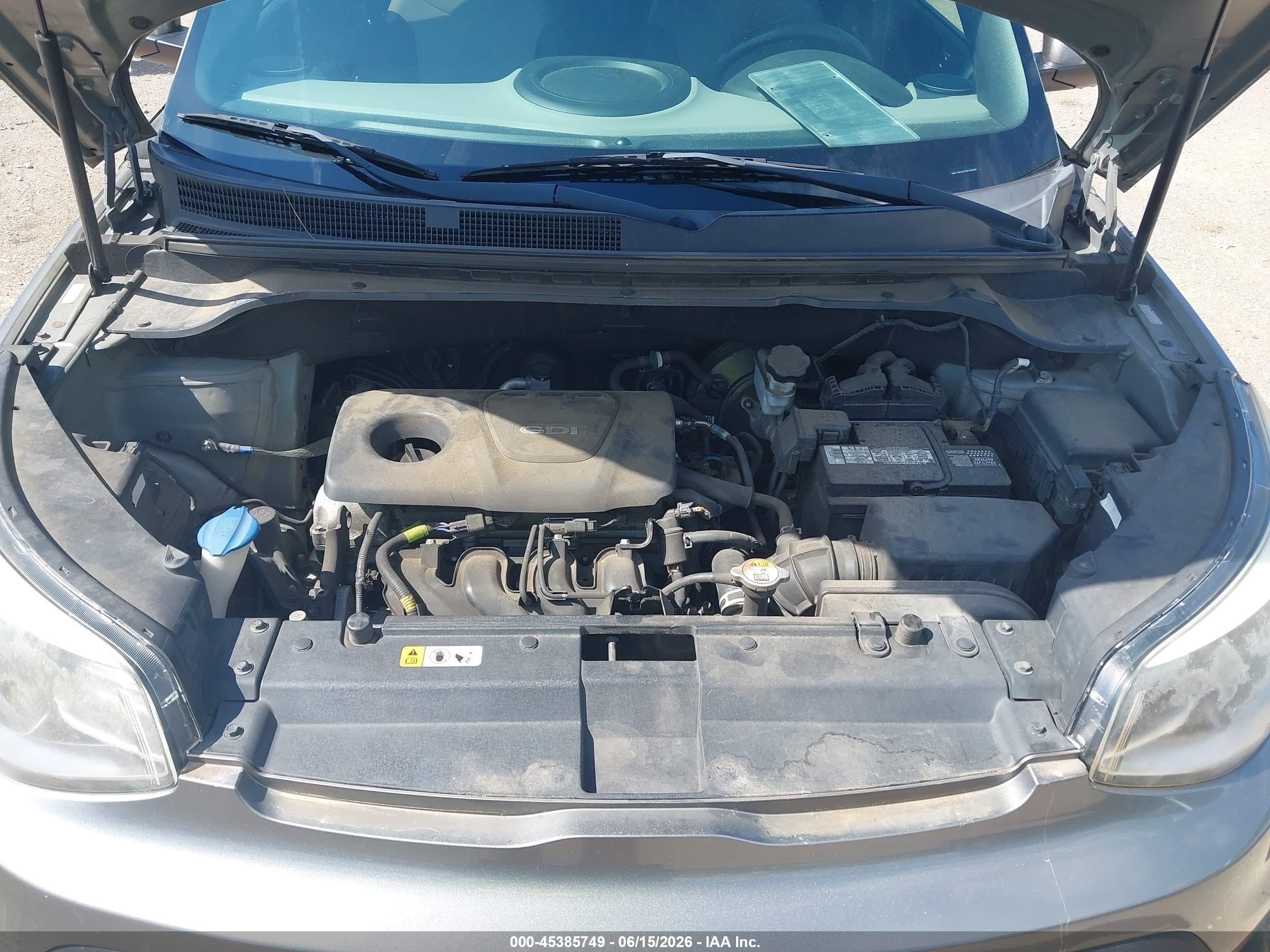 2019 Kia Soul   Gray vin: KNDJN2A26K7681289