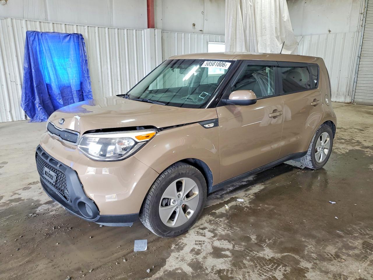 2014 Kia Soul Base Tan vin: KNDJN2A27E7010928