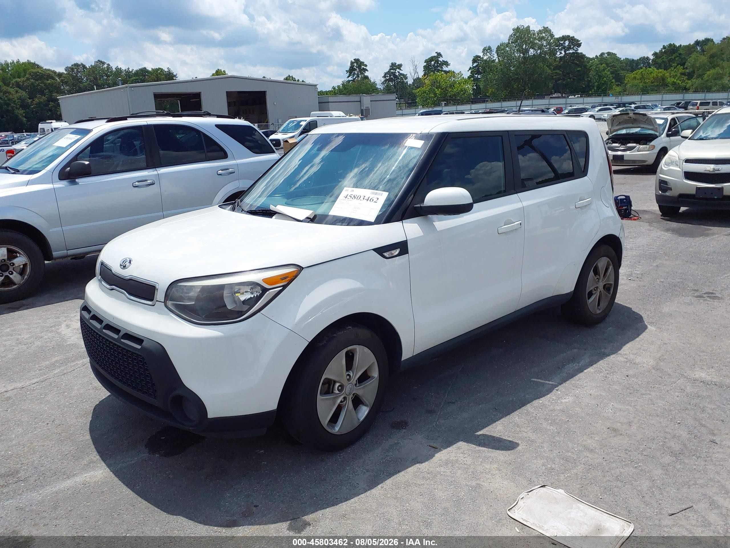 2014 Kia Soul   Белый vin: KNDJN2A27E7062897