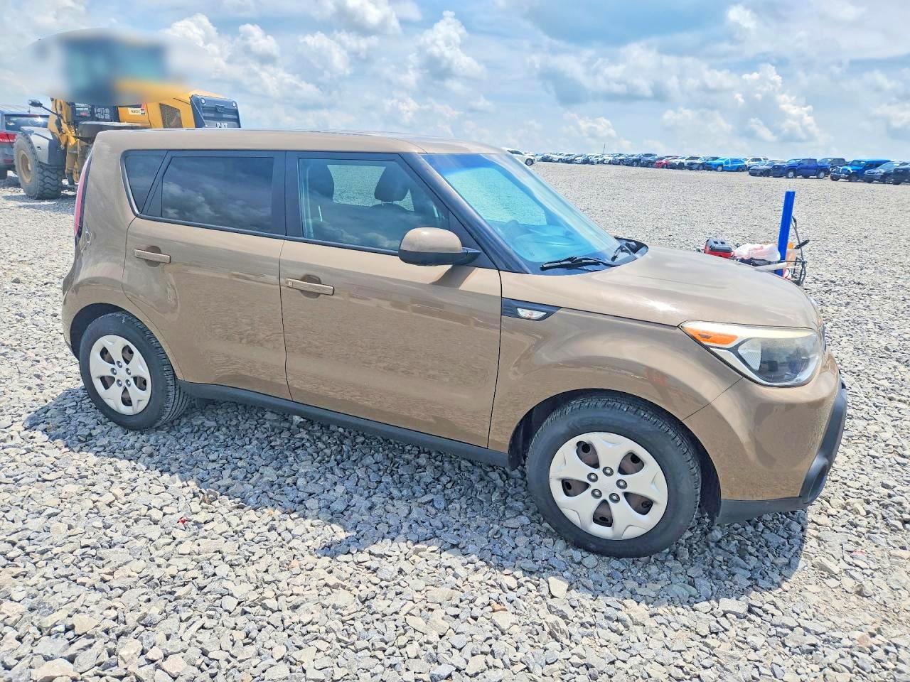2014 Kia Soul Base Brown vin: KNDJN2A27E7088237
