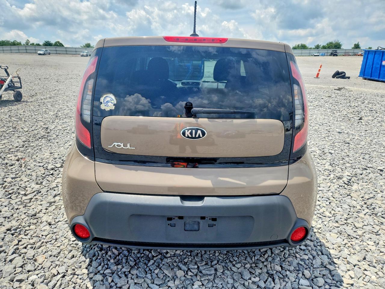 2014 Kia Soul Base Brown vin: KNDJN2A27E7088237